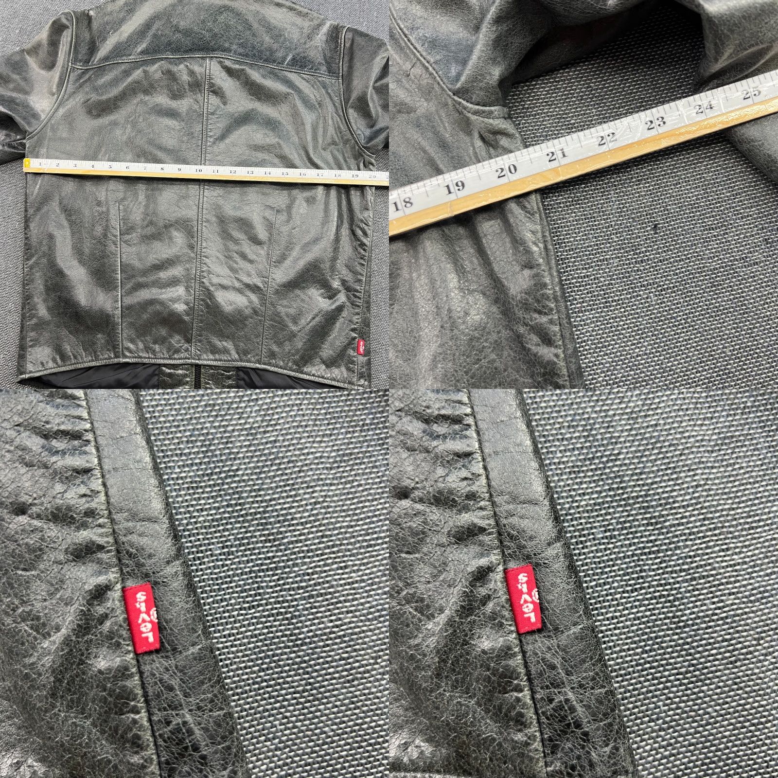 Levi's Levi's Mens Jacket Leather Motorcycle Biker Black Skull Medium Size M Vintage No XS? Size US M / EU 48-50 / 2 - 8 Thumbnail