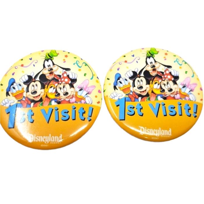 Disney Disneyland 1st Visit Buttons: Celebrate Your Magical Debut | Grailed