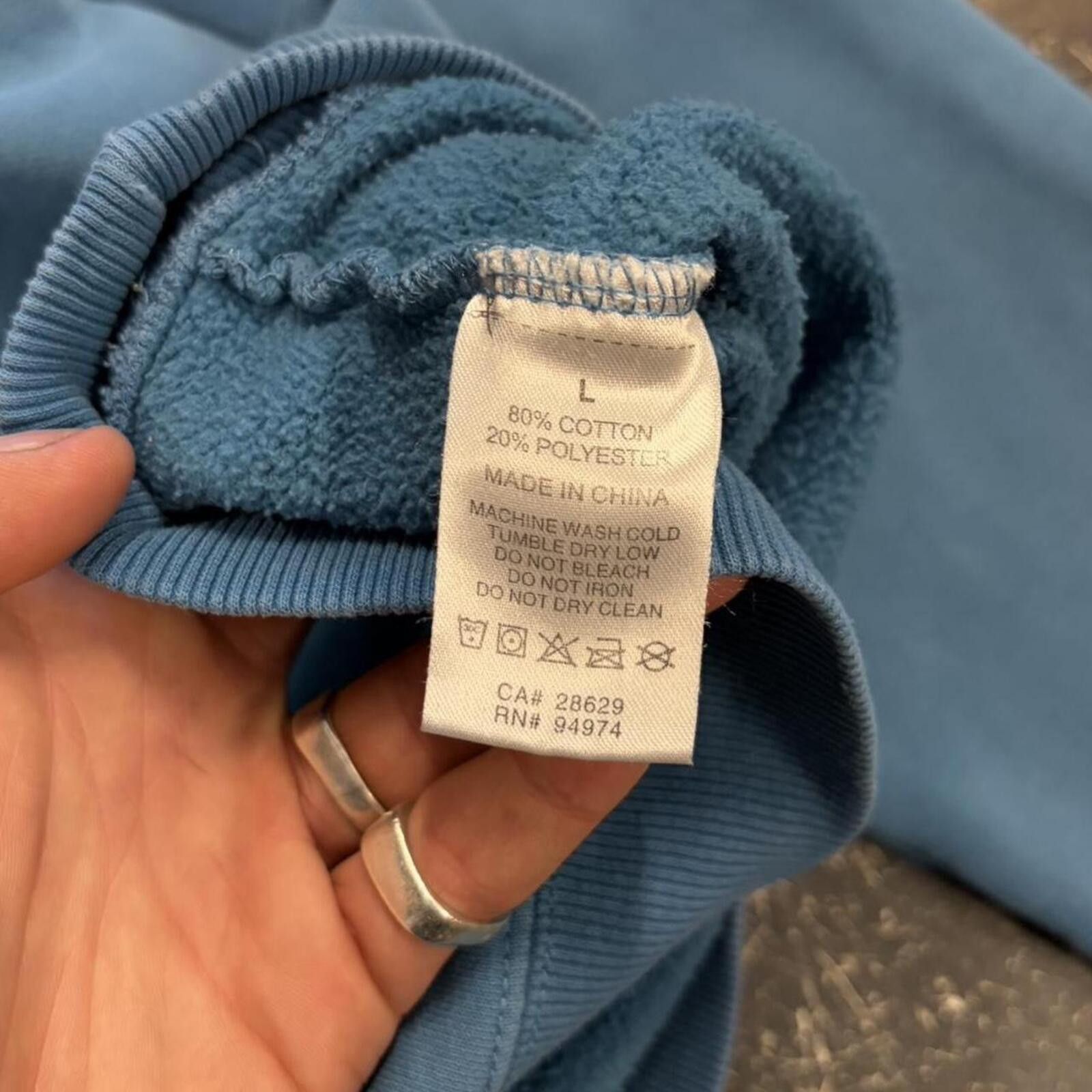 Stussy Y2K Blue Stussy Crewneck Size US L / EU 52-54 / 3 - 7 Thumbnail