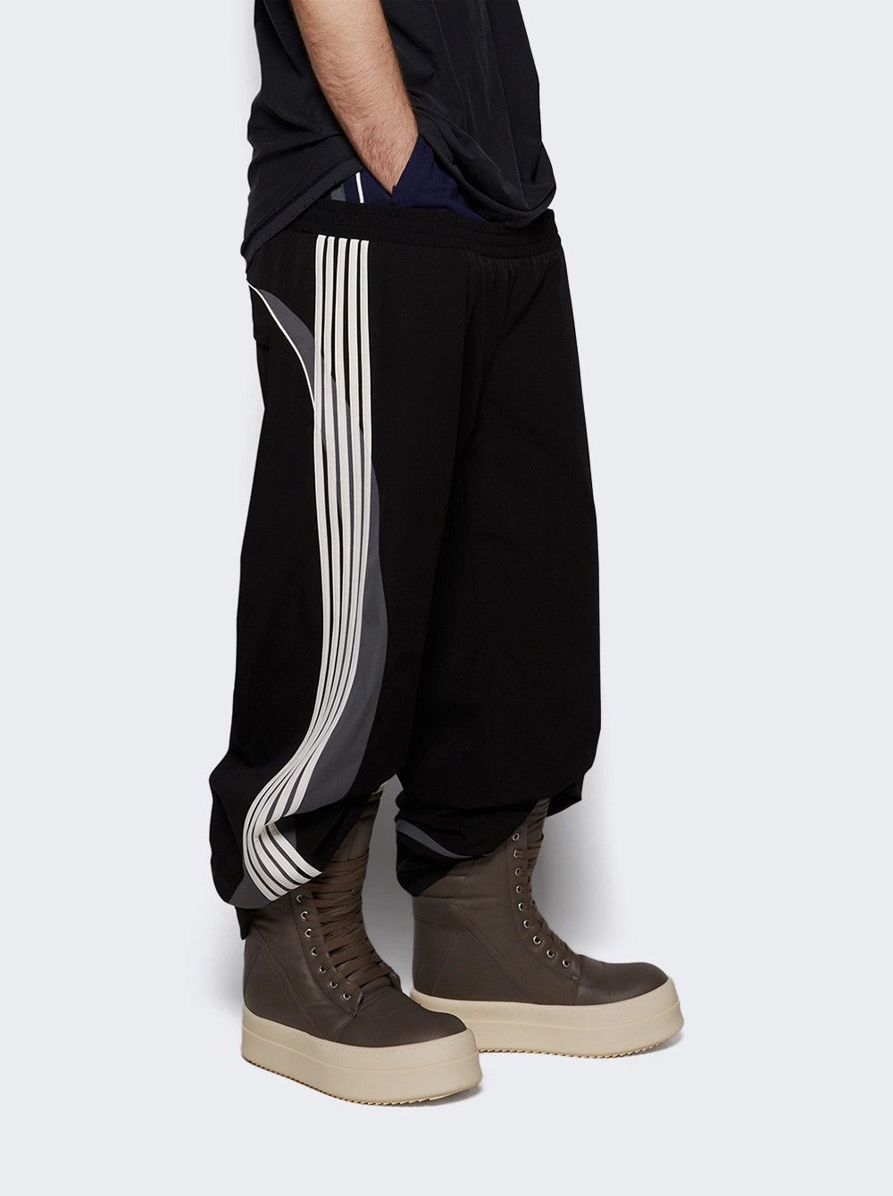 Rick Owens o1mle0226 Hollywood Mega Geobasket High Top Sneakers Brown Size US 7 / EU 40 - 2 Thumbnail