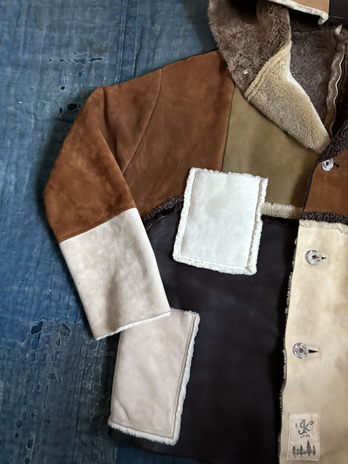 Kapital Kountry Kapital mouton patchwork hoodie Size US L / EU 52-54 / 3 - 4 Thumbnail