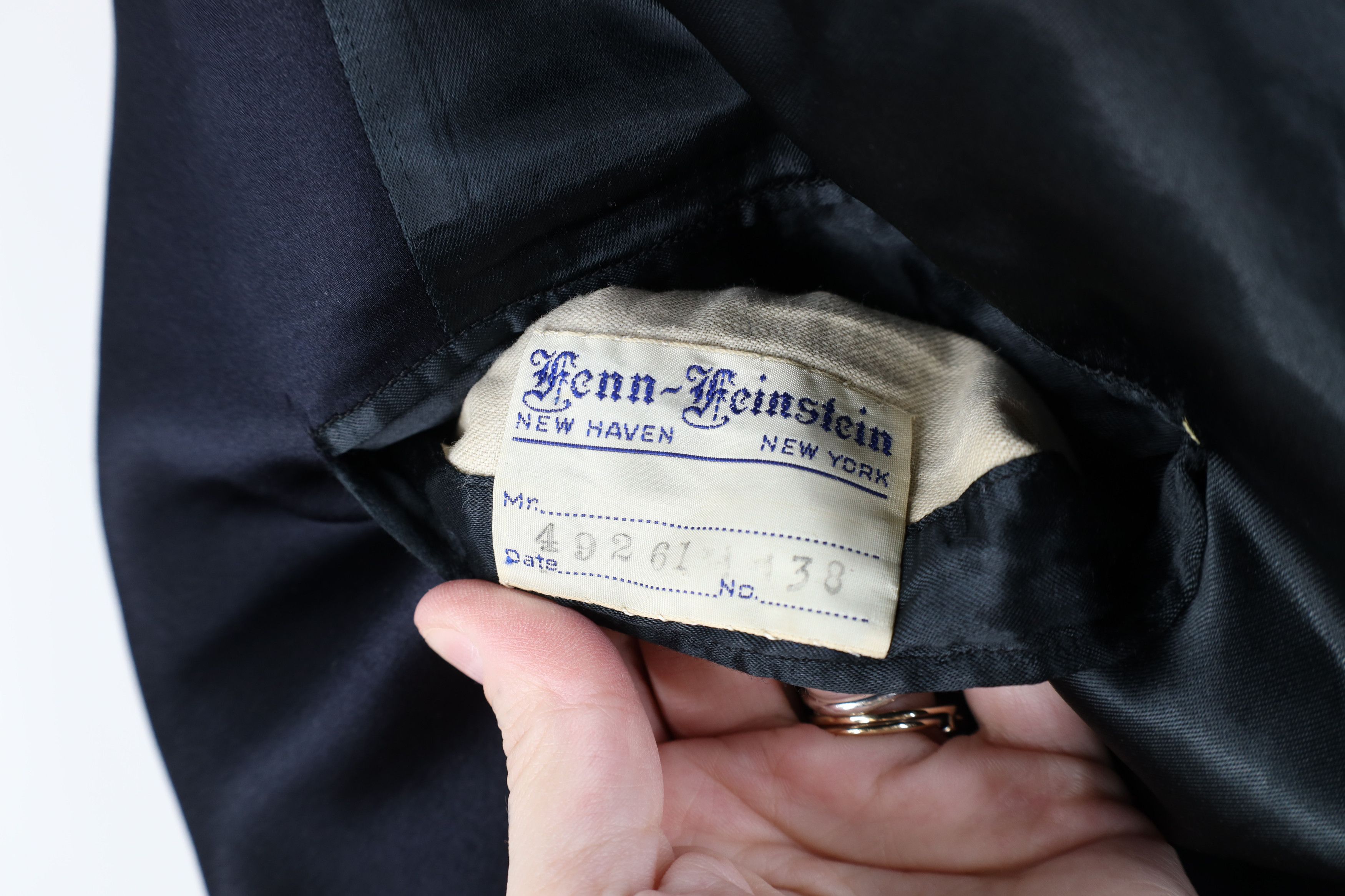 Vintage Vintage 30s Fenn Feinstein Satin Trim Tuxedo Suit Jacket USA Size US L / EU 52-54 / 3 - 11 Thumbnail