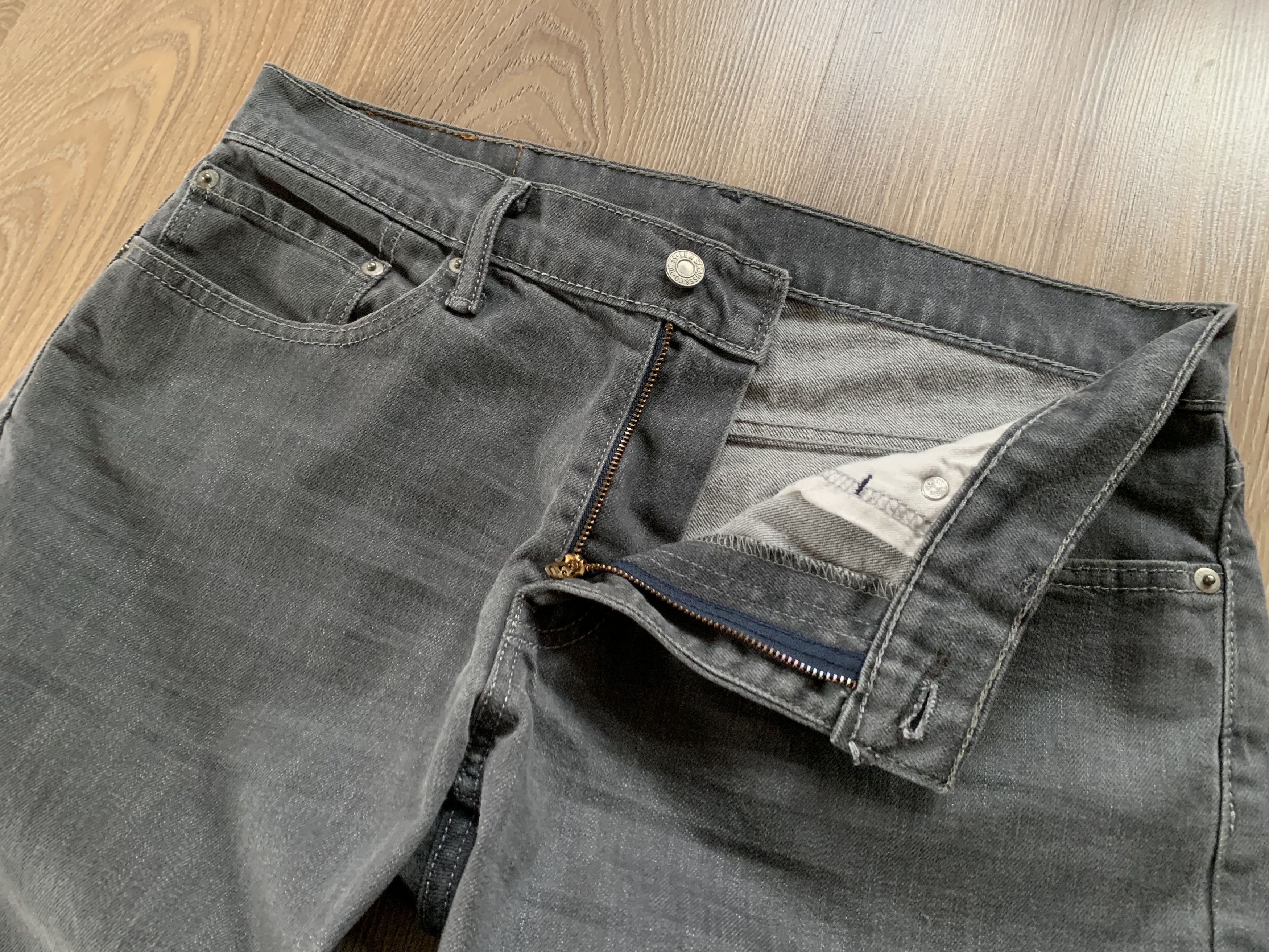 Levi's Levis 514 Grey Vintage Denim Jeans Size US 32 / EU 48 - 5 Thumbnail
