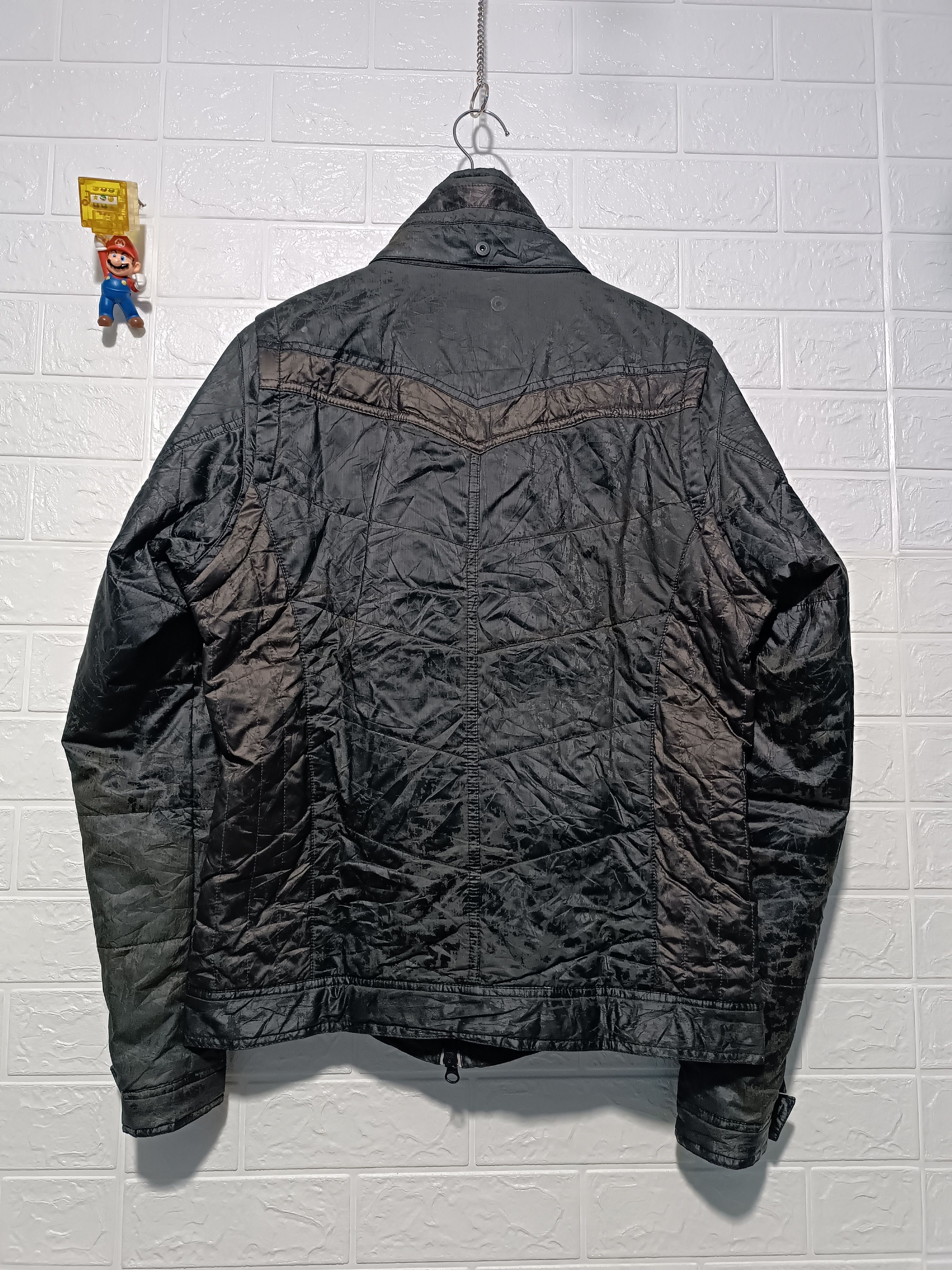 Japanese Brand Japanese Small Part Biker Down Jacket number(N)ine Style Size US M / EU 48-50 / 2 - 5 Thumbnail