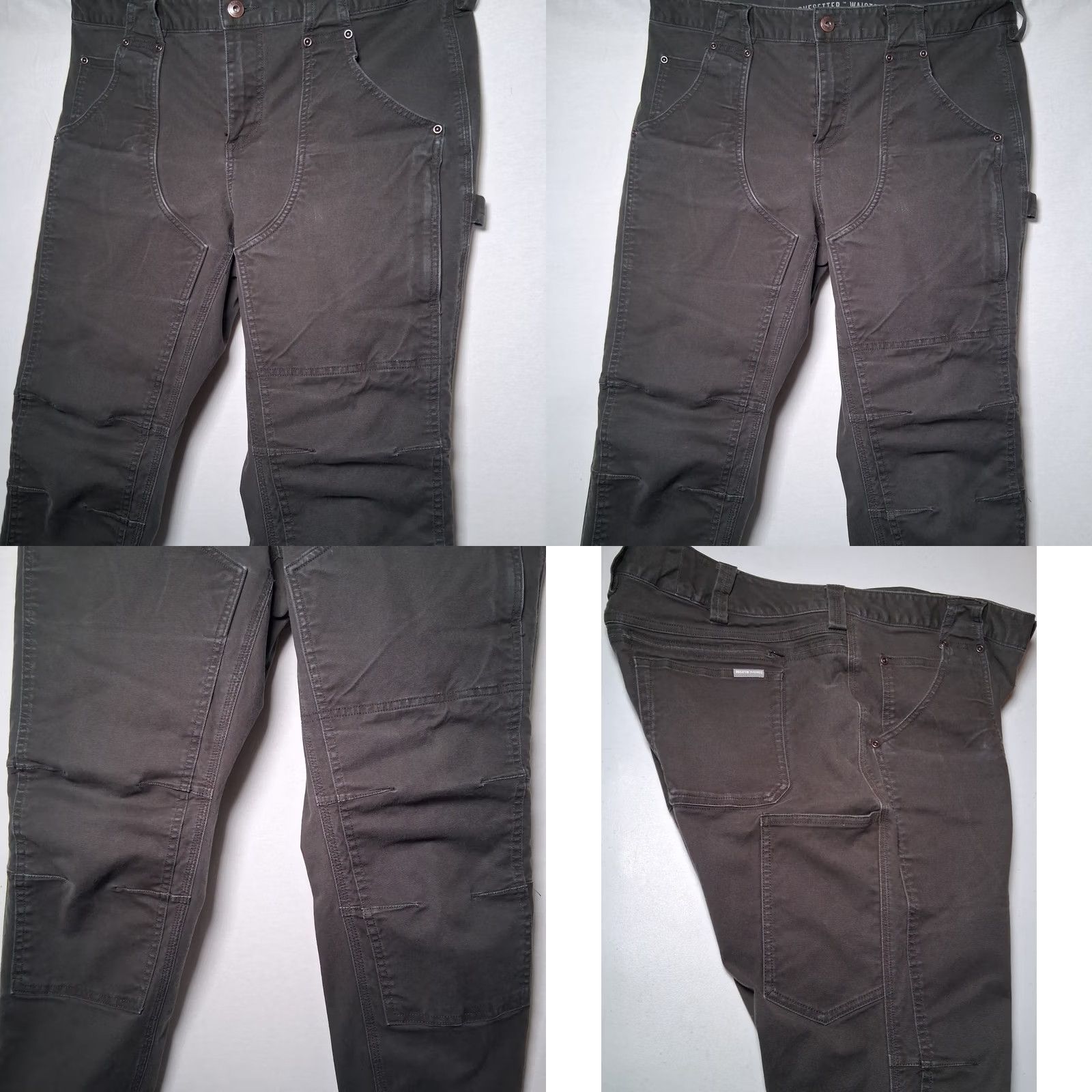 Duluth Trading Company Duluth Trading Co Pants Women 14 Regular Gray Canvas Double Knee Curvesetter Waist Workwear, Utility, Carpenter, Tapered Leg, 28" Inseam Size 36" / US 14 / IT 50 - 8 Thumbnail