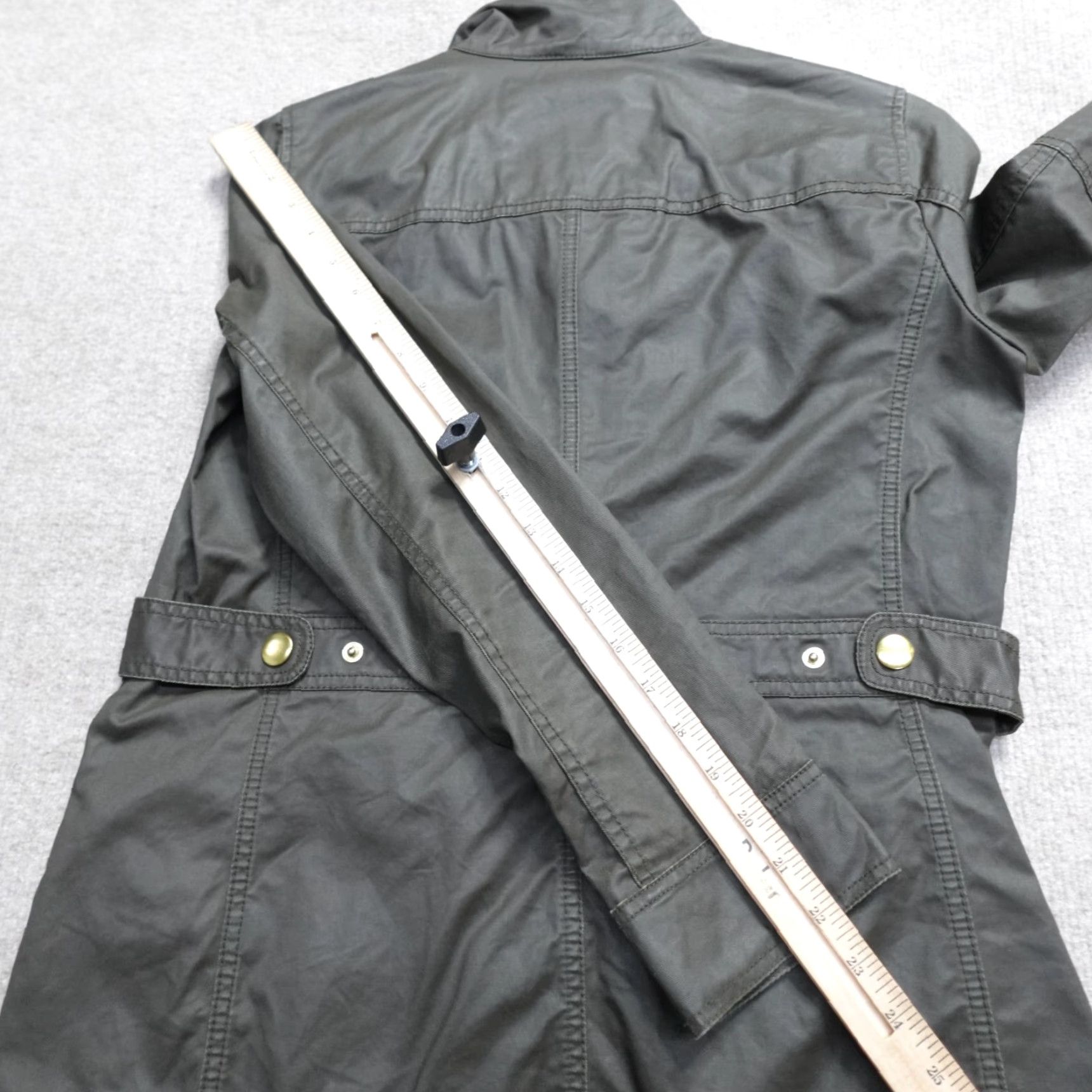 J.Crew **VINTAGE J.CREW Womens Green Jacket Small Waxed Canvas High Collar** User: Vintage J.CREW Womens Green Jacket Small Waxed Canvas High Collar Size S / US 4 / IT 40 - 7 Thumbnail