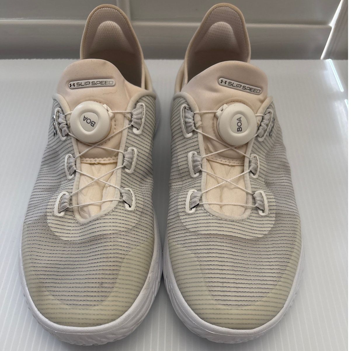 Under Armour Under Armour SlipSpeed Sneakers Women Sz 9 Mesh White No Box Size US 9 / IT 39 - 1 Thumbnail