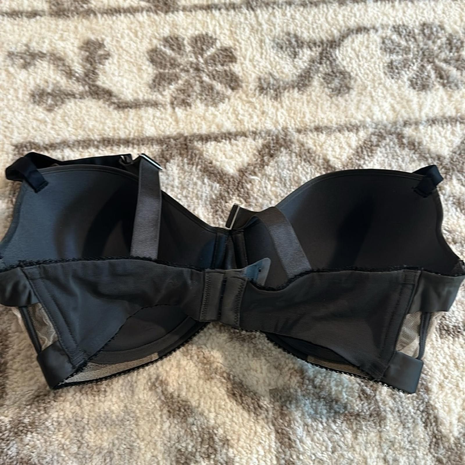 Other Felina 38D Bra Lined underwire Ret $49 Gray Triple Hook Bra Size ONE SIZE - 2 Thumbnail