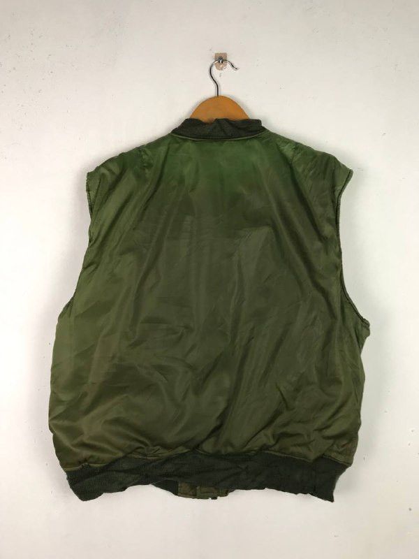 Vintage Very rare Vintade Trashed Us Air Force Vest Size US L / EU 52-54 / 3 - 2 Thumbnail