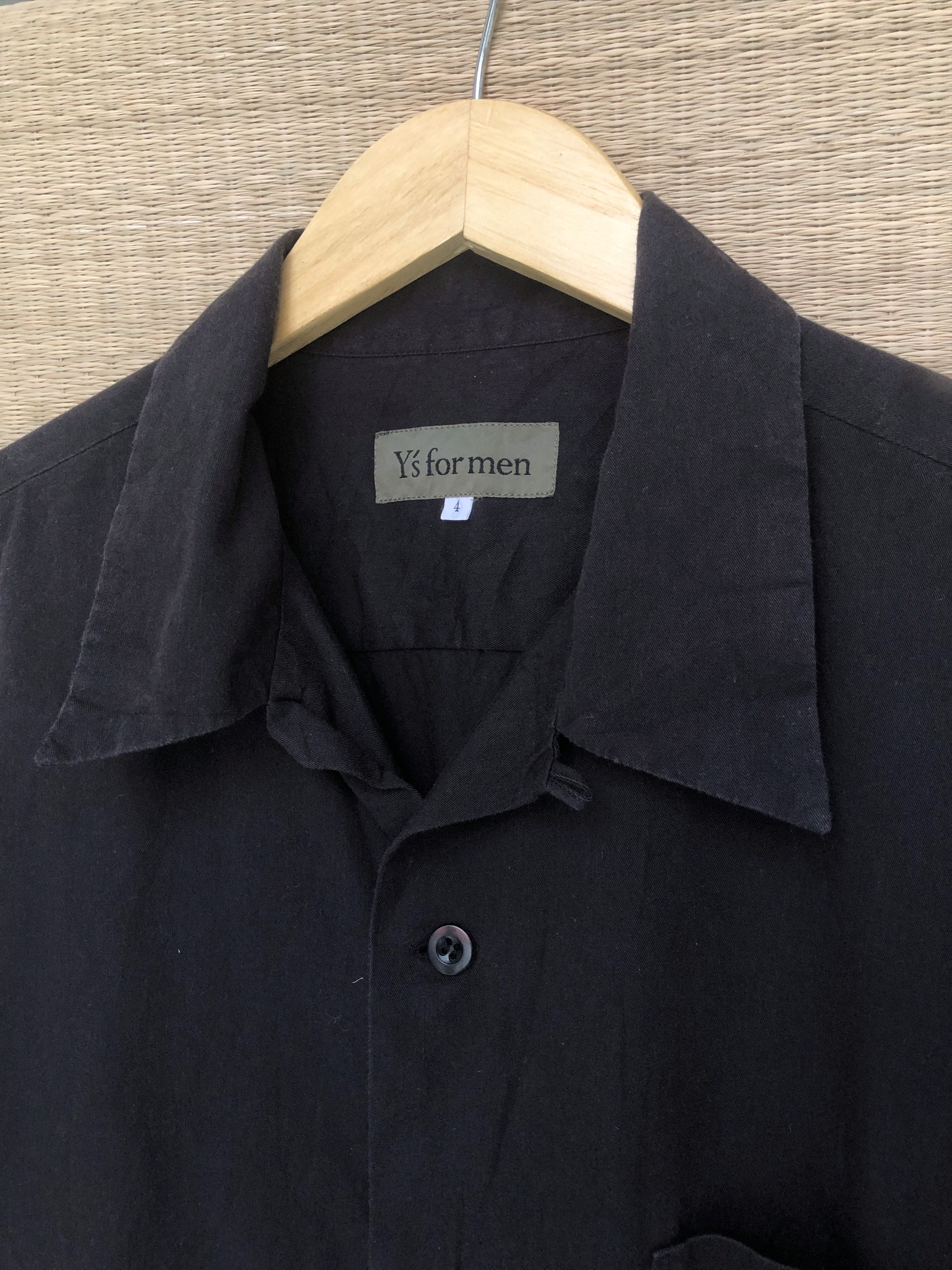 Y's for Men black camp shirt Size US S / EU 44-46 / 1 - 2 Thumbnail