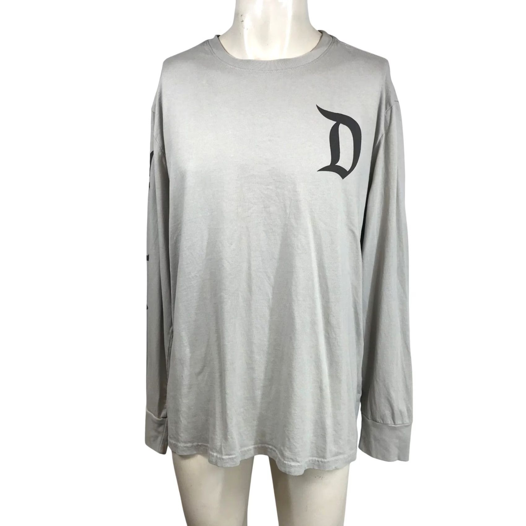 Disney Disney Parks Disneyland Long Sleeve T-Shirt Gray Mens XL Graphic Sleeve Logo Size US XL / EU 56 / 4 - 2 Thumbnail