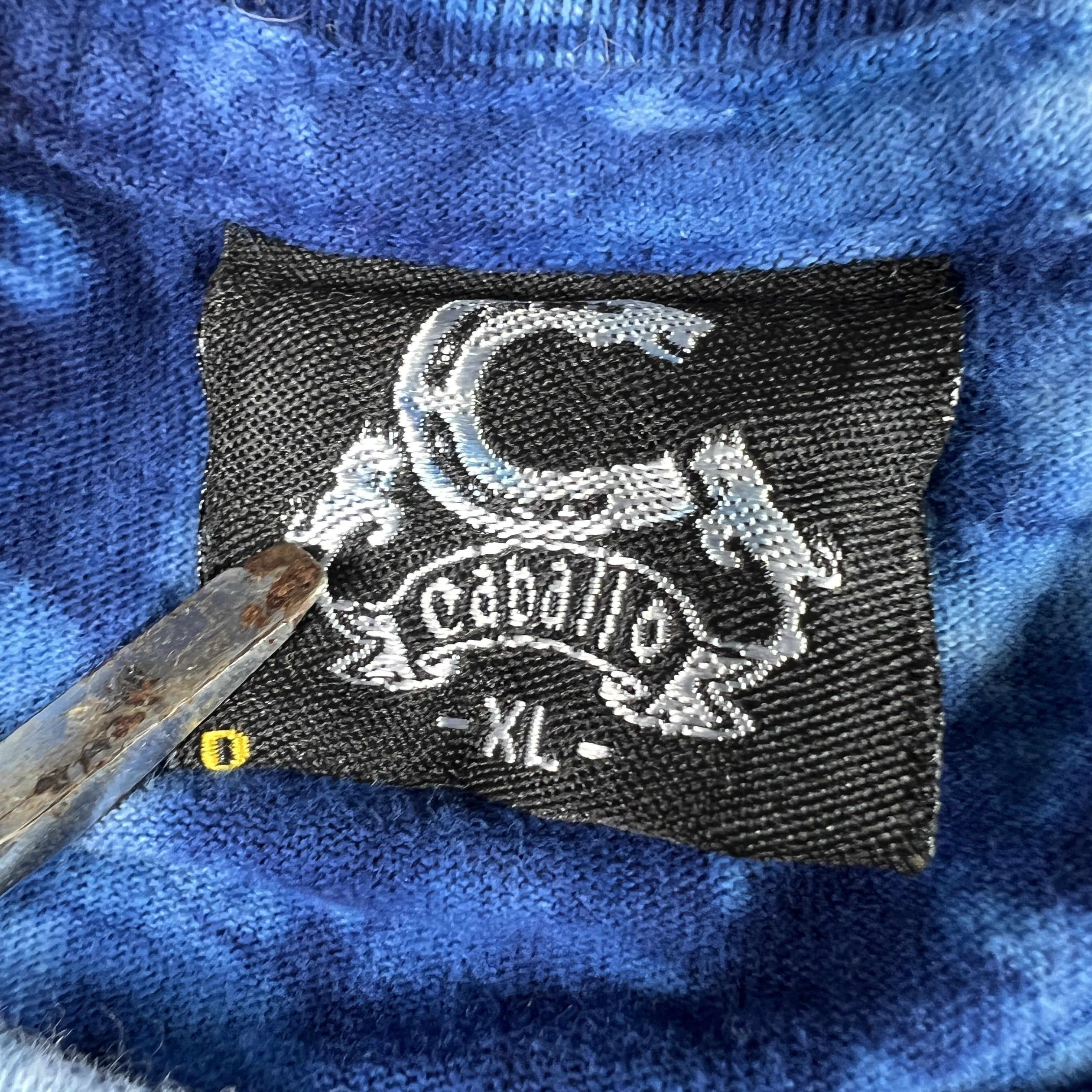 Vintage VTG Caballo Iguana Shirt Tie Dye Bust Out Big Graphic Tee Size US XL / EU 56 / 4 - 7 Thumbnail