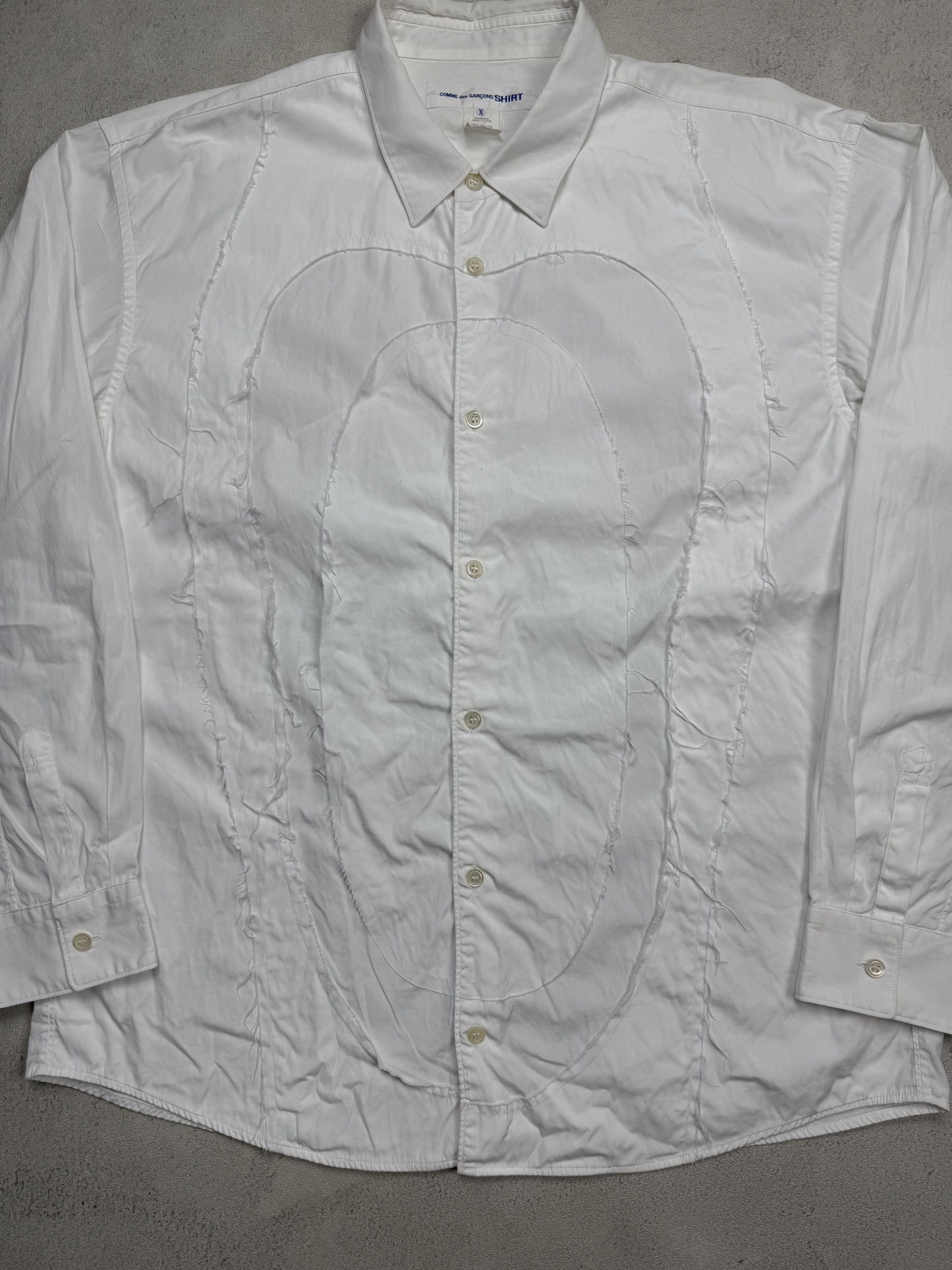 Comme des Garcons Comme Des Garcons Deconstructed Stitch Button Up Shirt Size US L / EU 52-54 / 3 - 3 Thumbnail