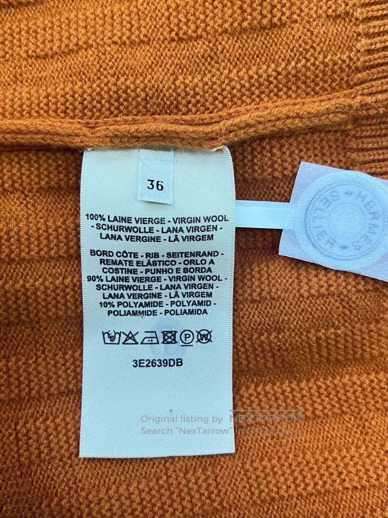 Hermes Hermes Orange print knit short-sleeve Size XS / US 0-2 / IT 36-38 - 5 Thumbnail
