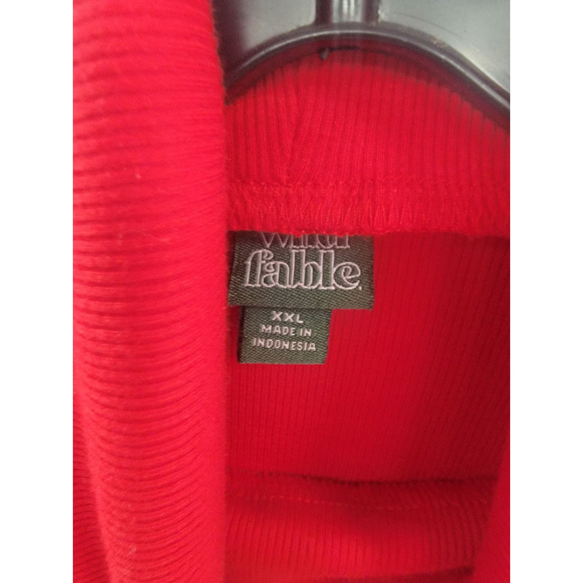 Other Red Turtleneck Long-Sleeve Knit Top By Wild Fable XXL Size XXL / US 16-18 / IT 52-54 - 2 Thumbnail