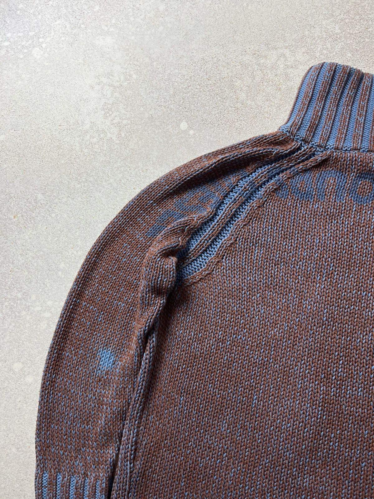 Diesel Vintage Diesel cable knit heavyweight sweater high neck Size US M / EU 48-50 / 2 - 6 Thumbnail