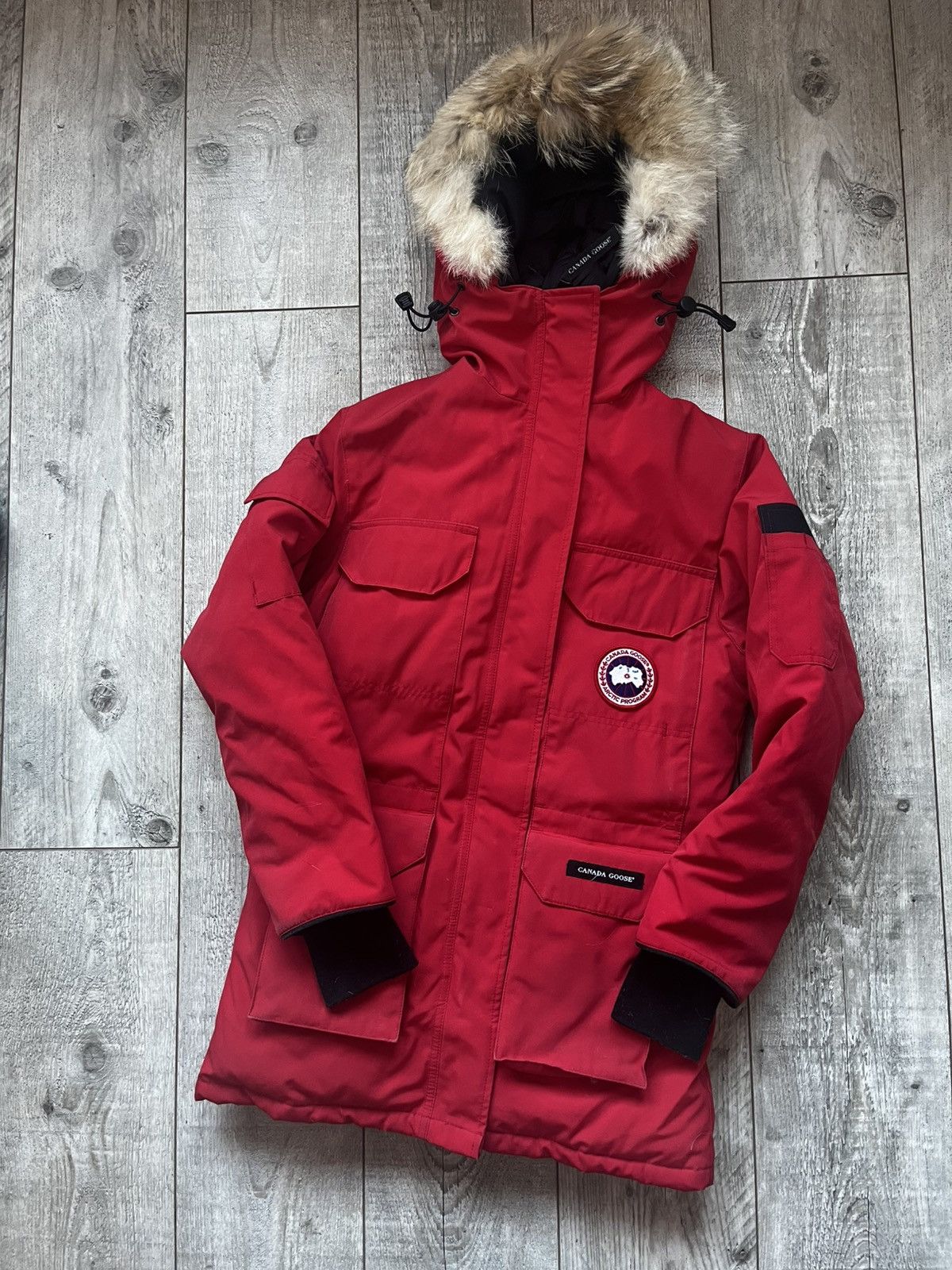 Canada Goose Canada Goose Expedition Jacket Red Genuine XS Size XS / US 0-2 / IT 36-38 - 2 Thumbnail