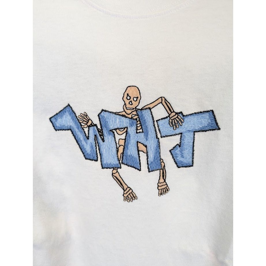 Off-White o1rshd1 Graff Pup Skate Long Sleeve T-Shirt in White Size US M / EU 48-50 / 2 - 5 Thumbnail