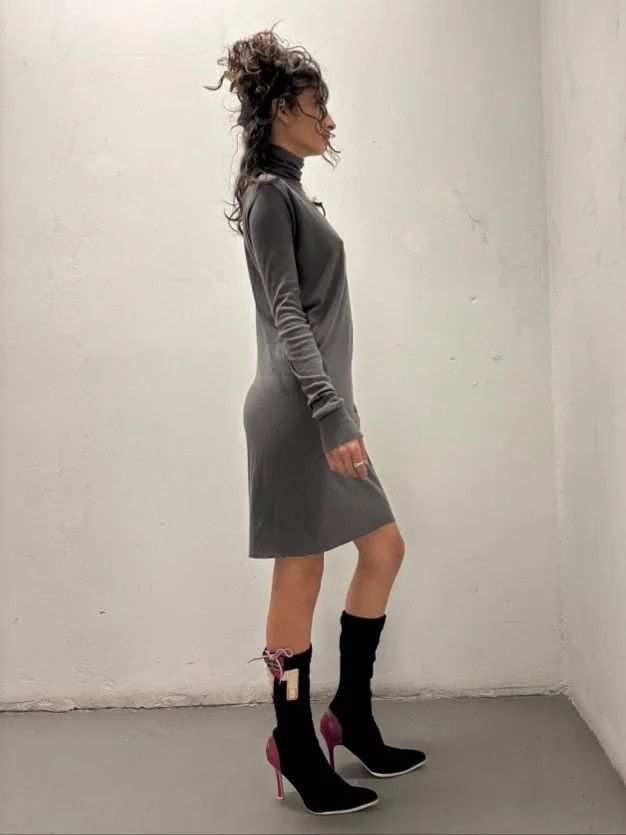 Rick Owens Rick Owens Lilies turtleneck knit dress Size M / US 6-8 / IT 42-44 - 2 Thumbnail