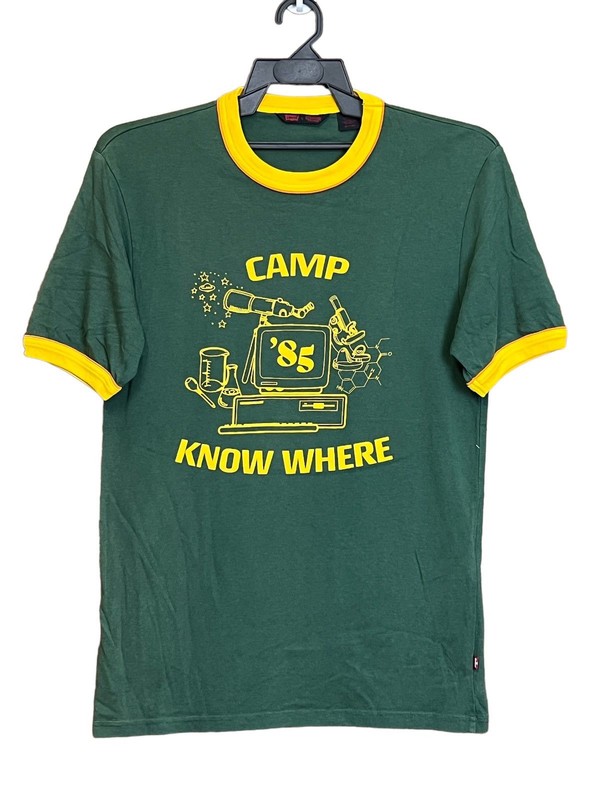 Levi's LEVIS x STRANGER THINGS “CAMP KNOW WHERE” RINGER TEE SHIRT Size US XS / EU 42 / 0 - 1 Thumbnail