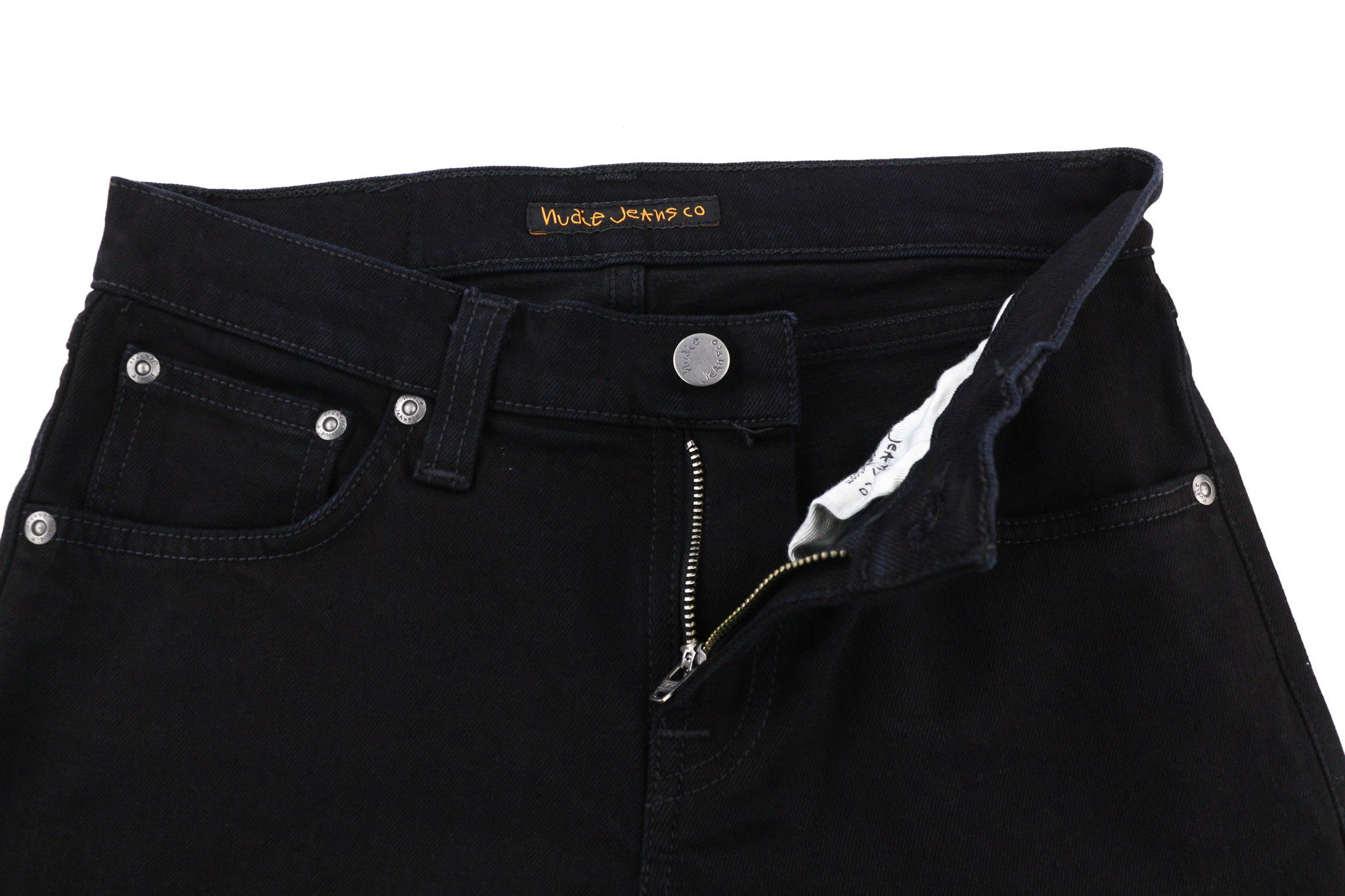 LONG JOHN W26/L30 Slim Cotton Black Jeans 80600