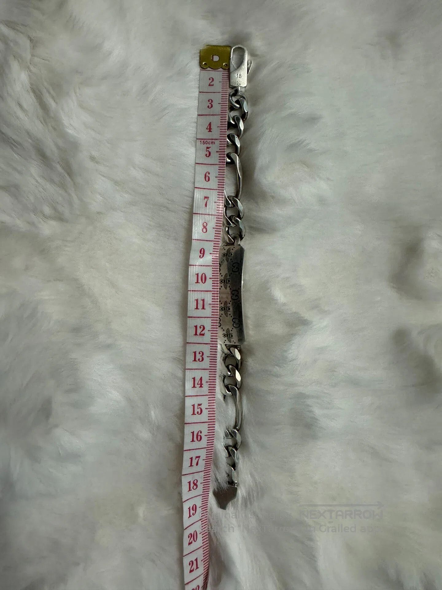Gucci Guicci Double G Silver Bracelet| Size ONE SIZE - 5 Thumbnail