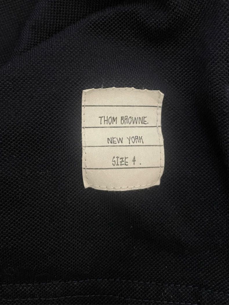 Thom Browne Thom Browne Dark blue pocket stripe Polo collar short-sleev Size US XL / EU 56 / 4 - 5 Thumbnail
