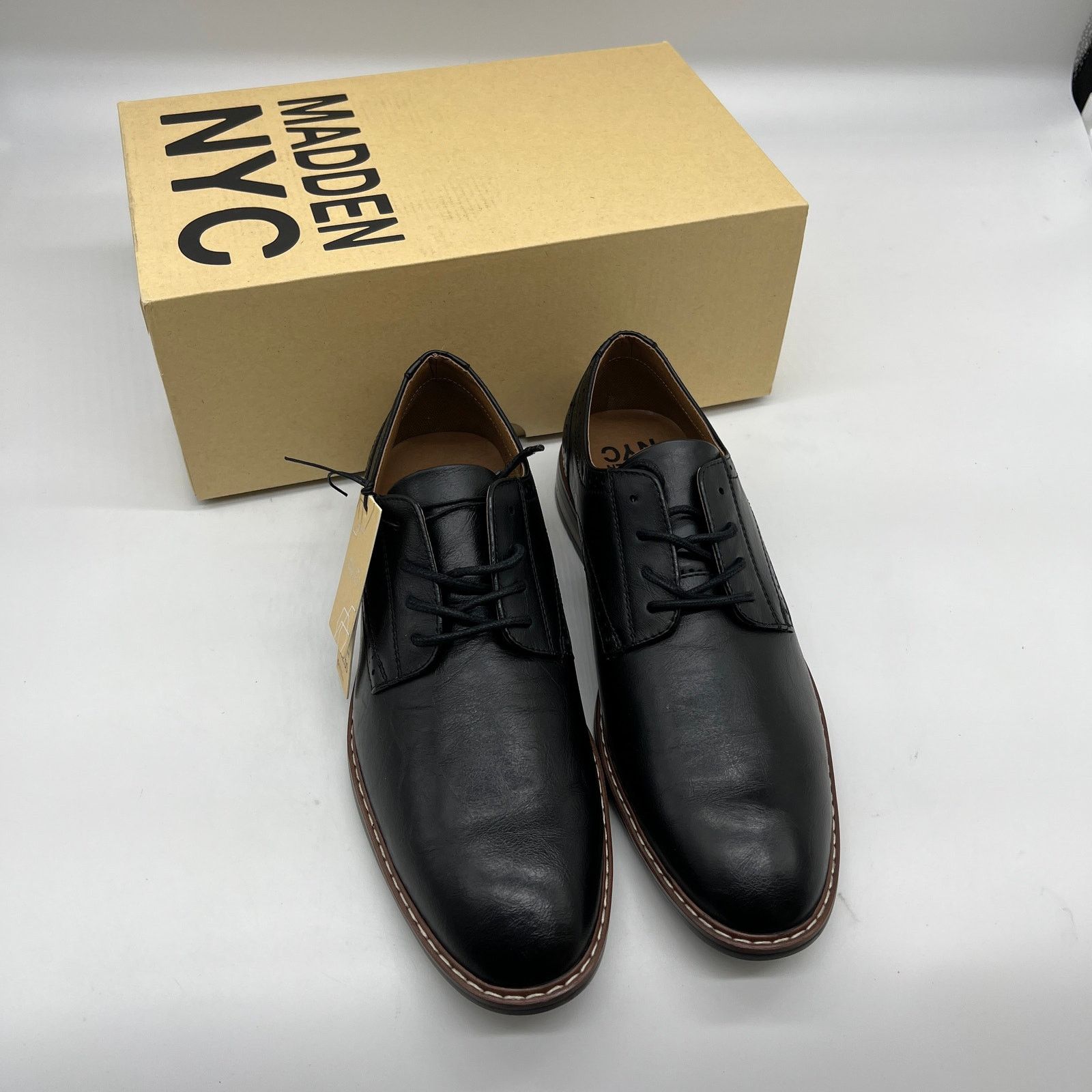 Other Madden NYC Men's Anthony Oxford Shoes Lace-up Black Size 8 Size US 8 / EU 41 - 2 Thumbnail