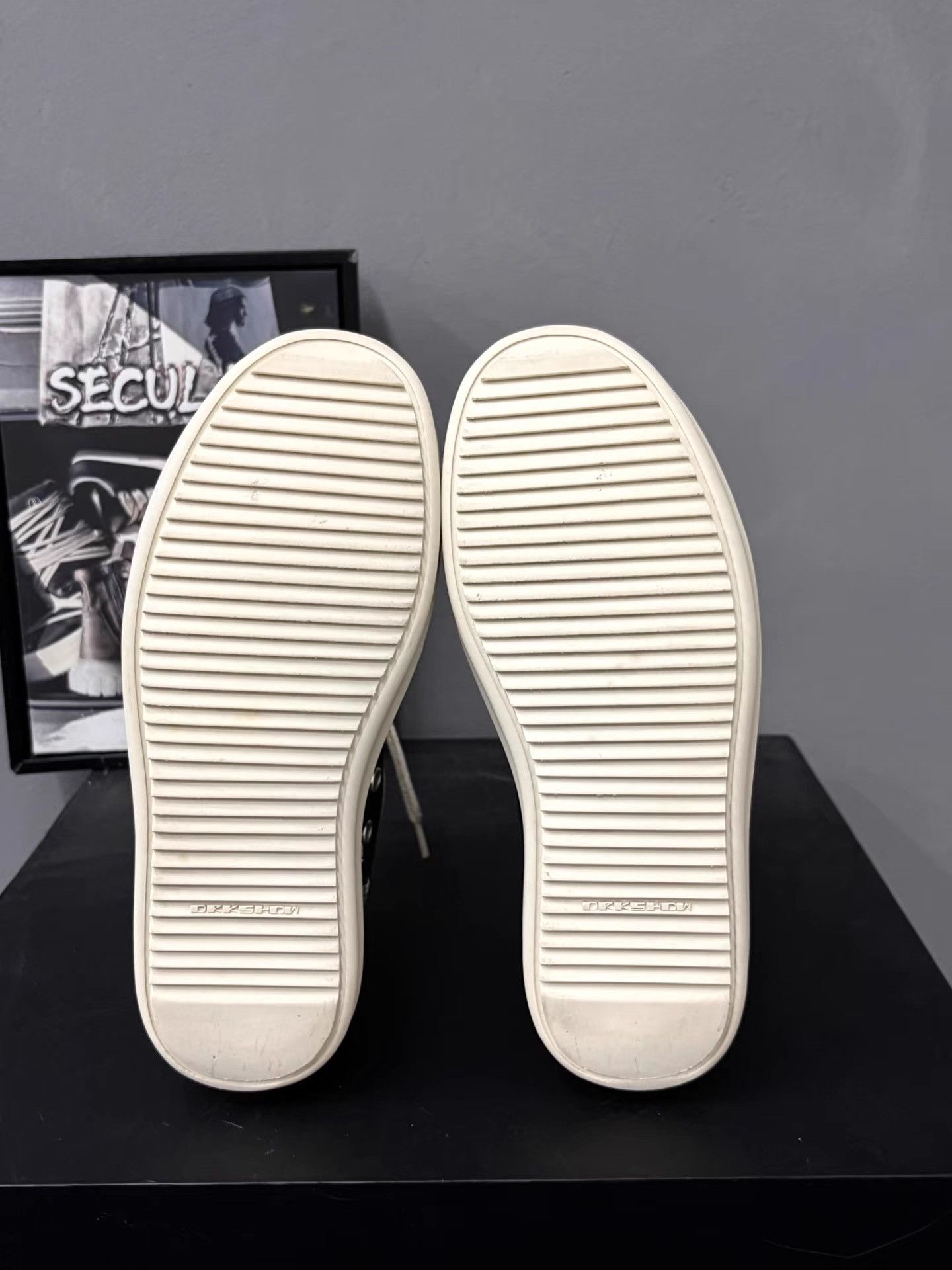 Rick Owens Rick Owens Drkshdw High Top Jumbo Sneakers K34 Size US 7 / IT 37 - 8 Thumbnail