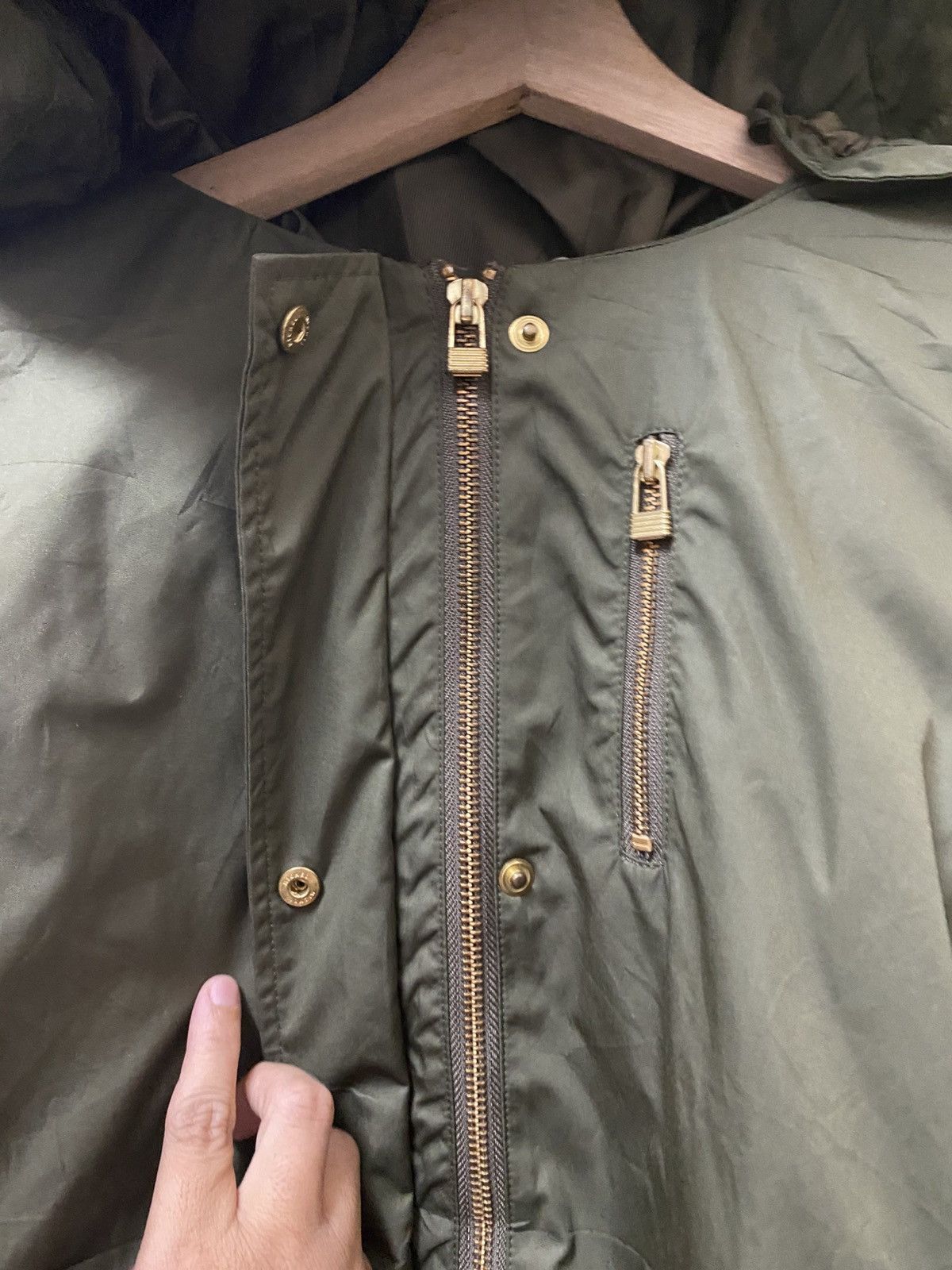 The Unbranded Brand Slobe Iena Jaket Zipper Green Colour Size M / US 6-8 / IT 42-44 - 6 Thumbnail