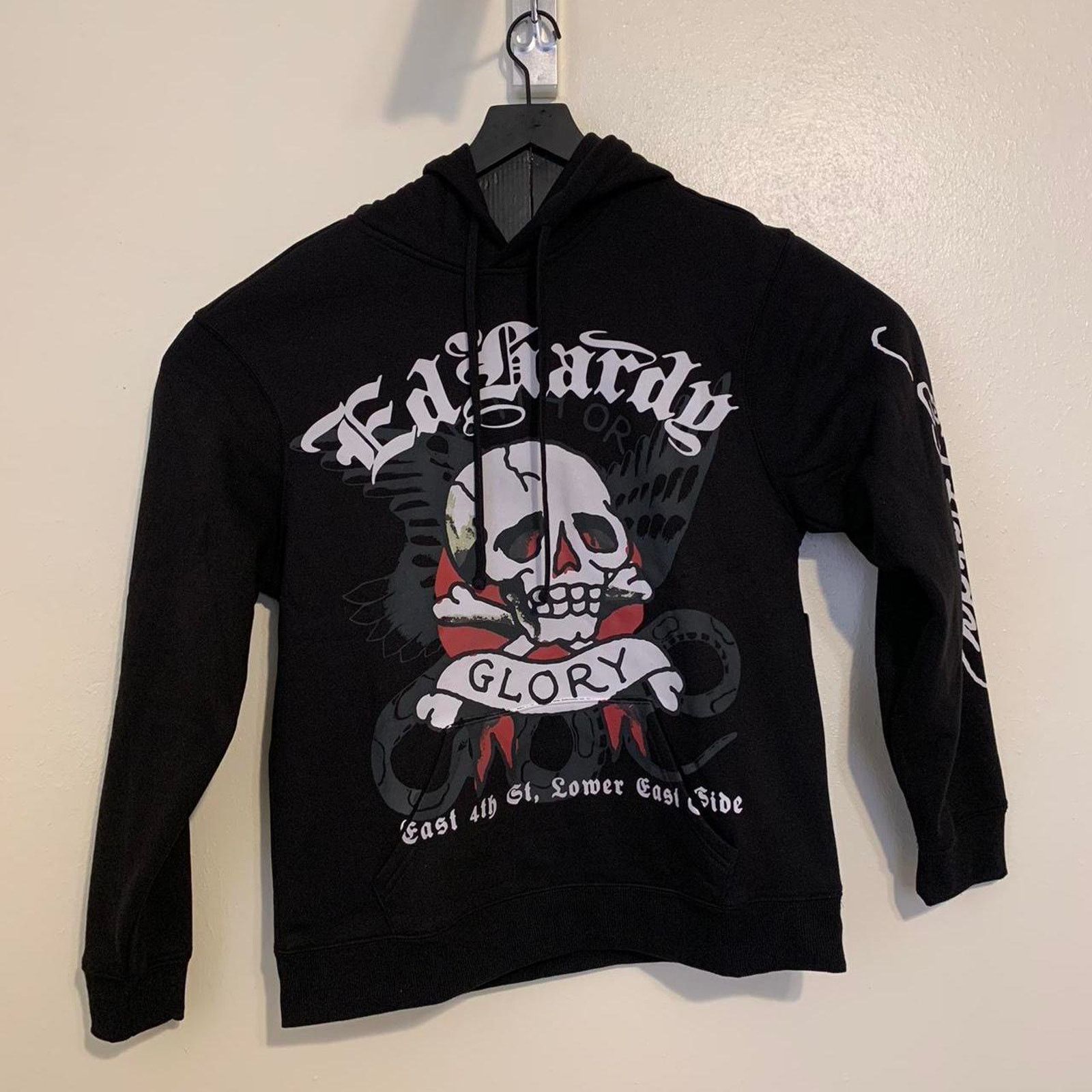 Ed Hardy Y2K Ed Hardy Black hoodie New With Tags Size US M / EU 48-50 / 2 - 2 Thumbnail
