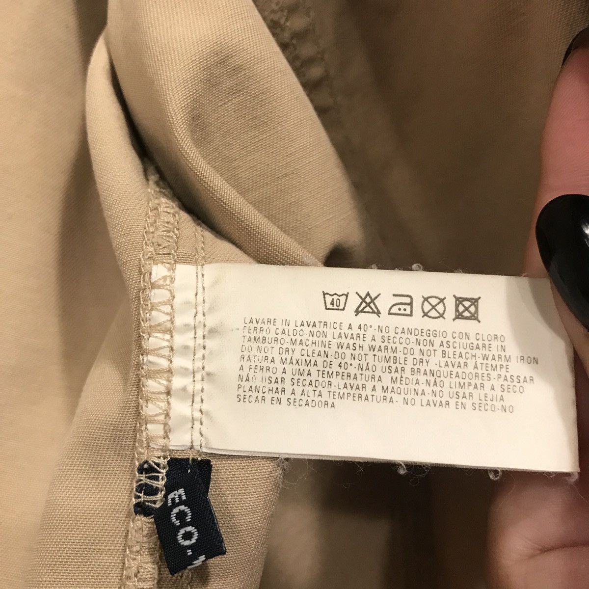 Giorgio Armani Armani jeans jacket beige camel with logo buttons light Size M / US 6-8 / IT 42-44 - 13 Thumbnail
