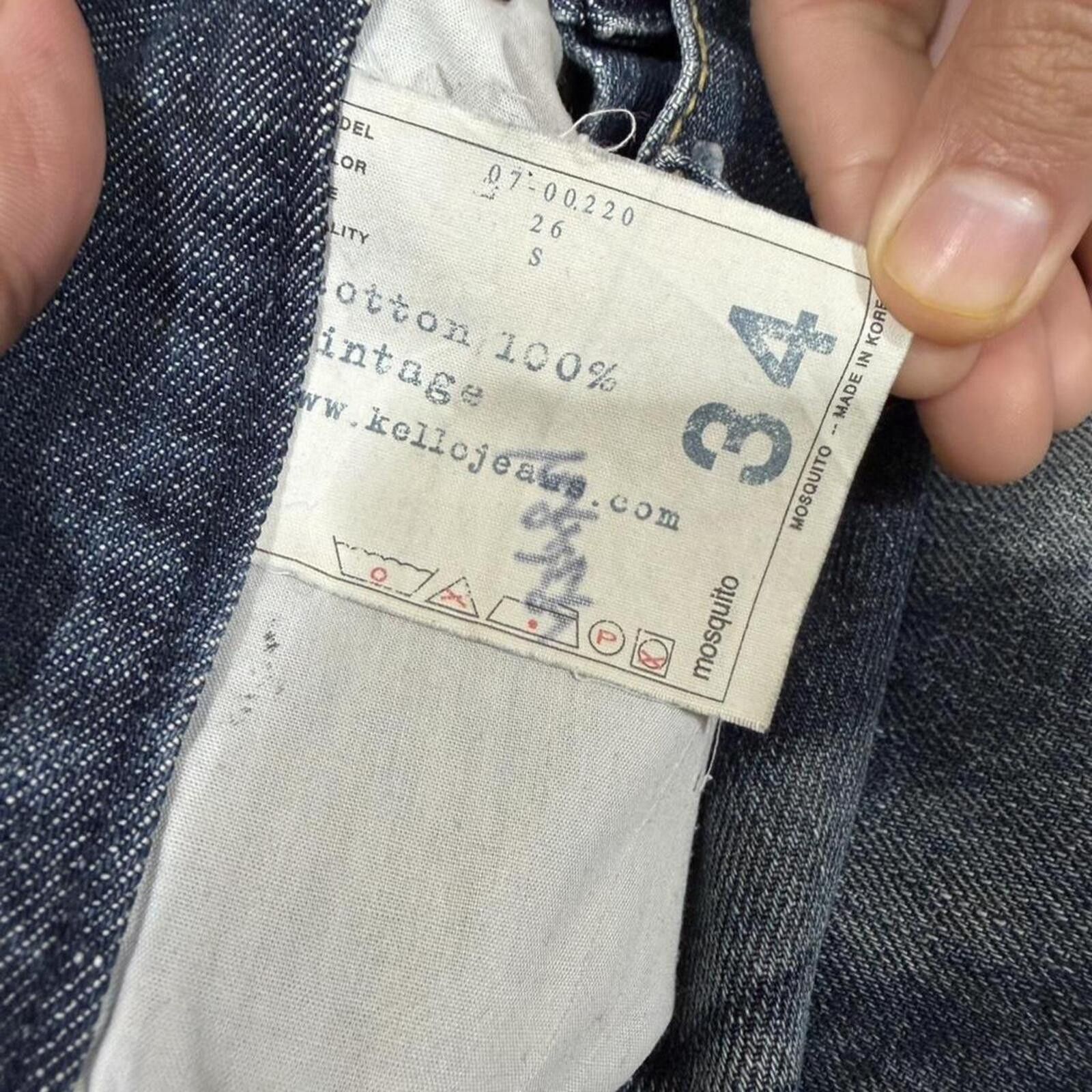 Other Y2K Style MOSQUITO denim jeans with quotes on back pockets Size US 32 / EU 48 - 8 Thumbnail