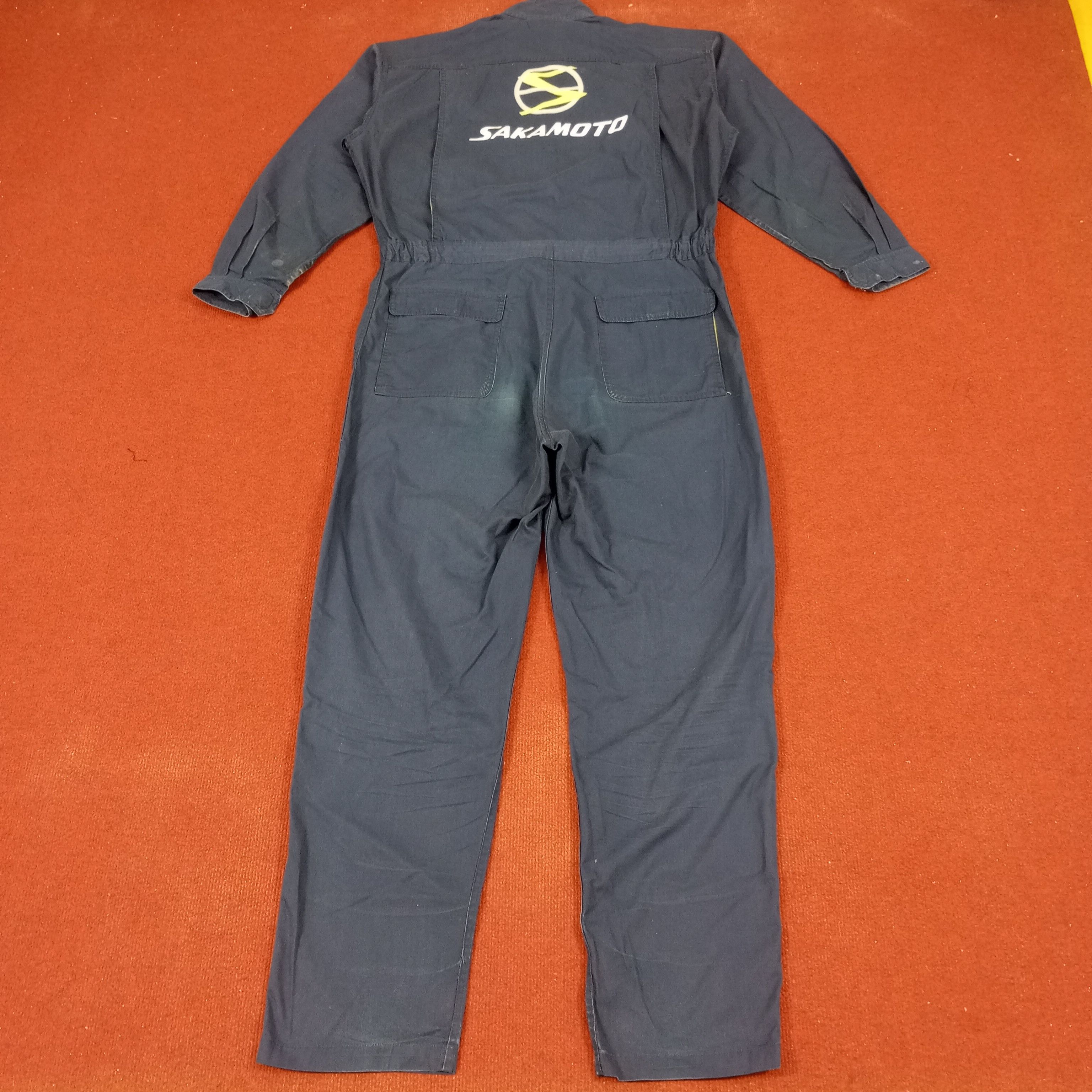 Vintage × YOKO SAKAMOTO Sakamoto Japanese Motorsports Workwear Coverall Jacket Size US L / EU 52-54 / 3 - 1 Thumbnail