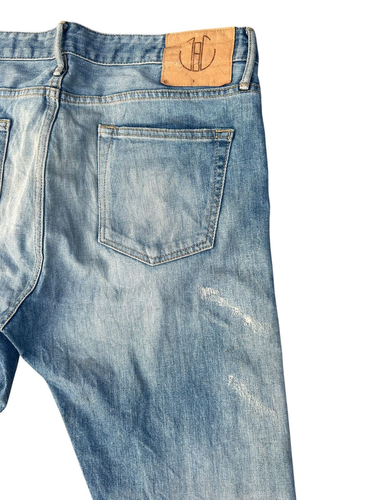Japan Blue Jeans Dirty Mud Japan Blue Distressed Denim Stretch Sun Set Jeans Size US 32 / EU 48 - 17 Thumbnail