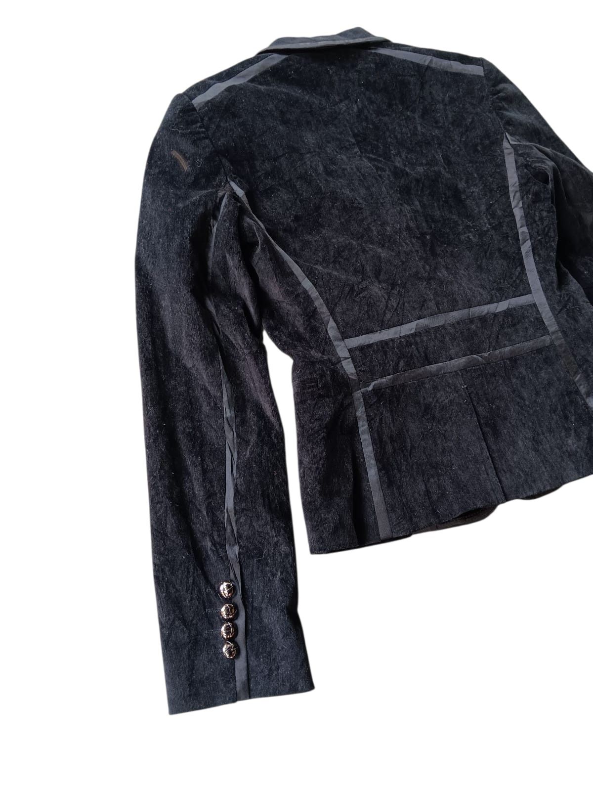 Dolce & Gabbana Dolce & Gabbana velvet black leopard blazer jacket Size S / US 4 / IT 40 - 10 Thumbnail