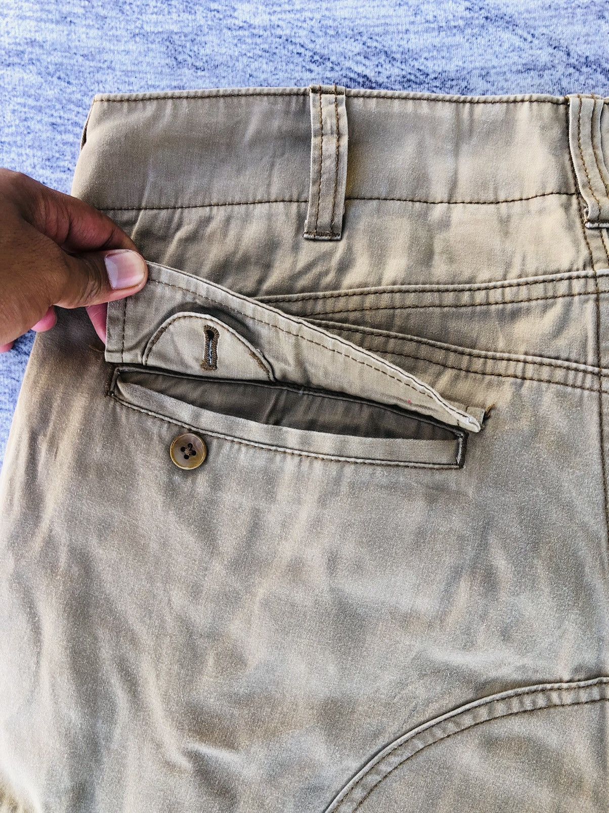 Vintage Faded Begie Cargo Trousers With 6 Pocket Workware Size US 33 - 10 Thumbnail