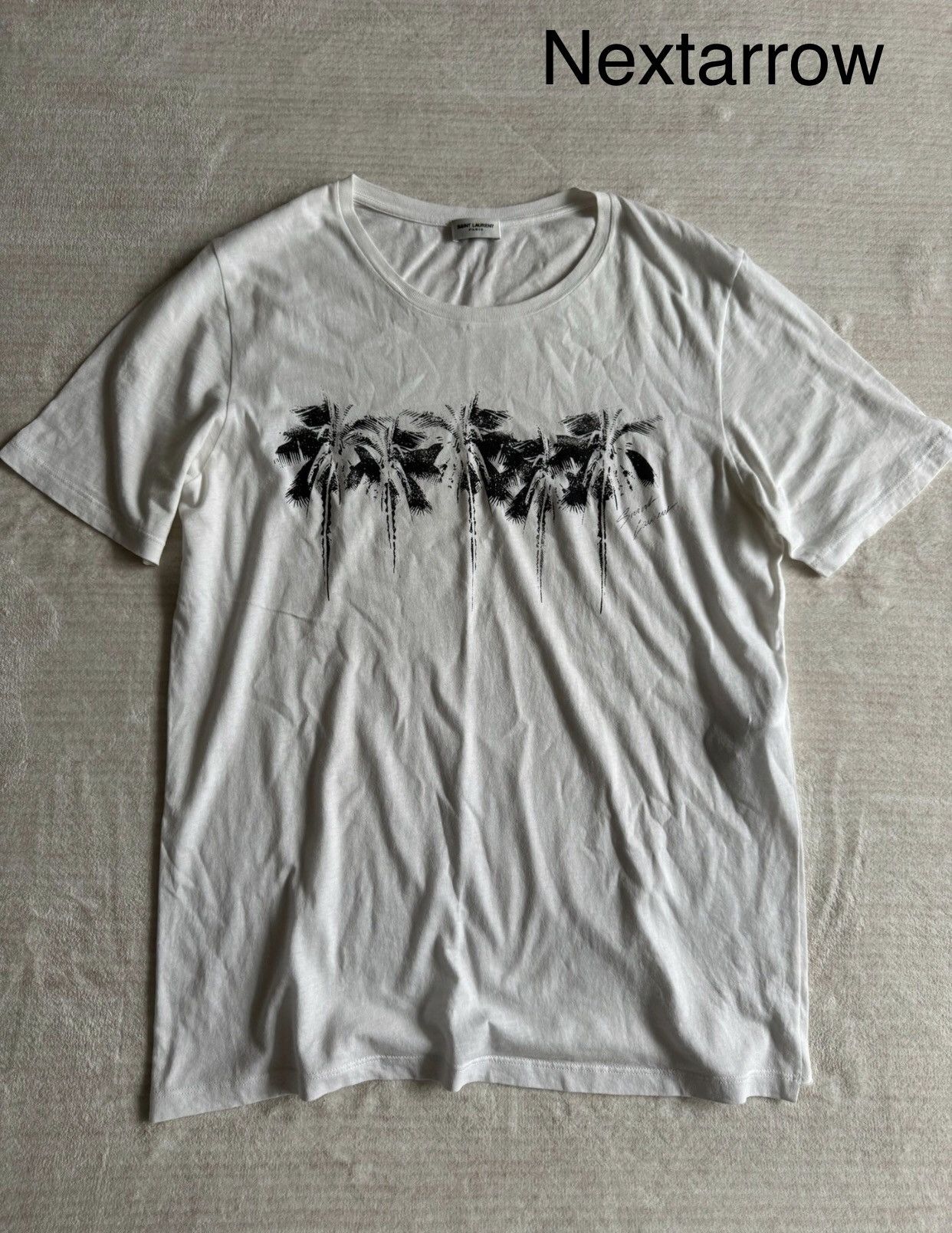 Saint Laurent Paris × Yves Saint Laurent Saint Laurent Men's Coconut Tree T-shirt2412-Nextarrow Size US S / EU 44-46 / 1 - 1 Thumbnail