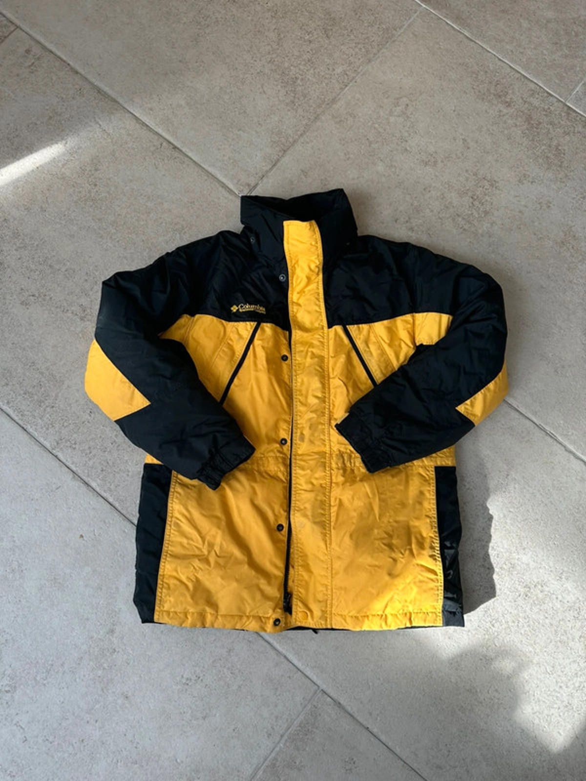 Designer Columbia Yellow Puffer Jacket Size US M / EU 48-50 / 2 - 1 Thumbnail