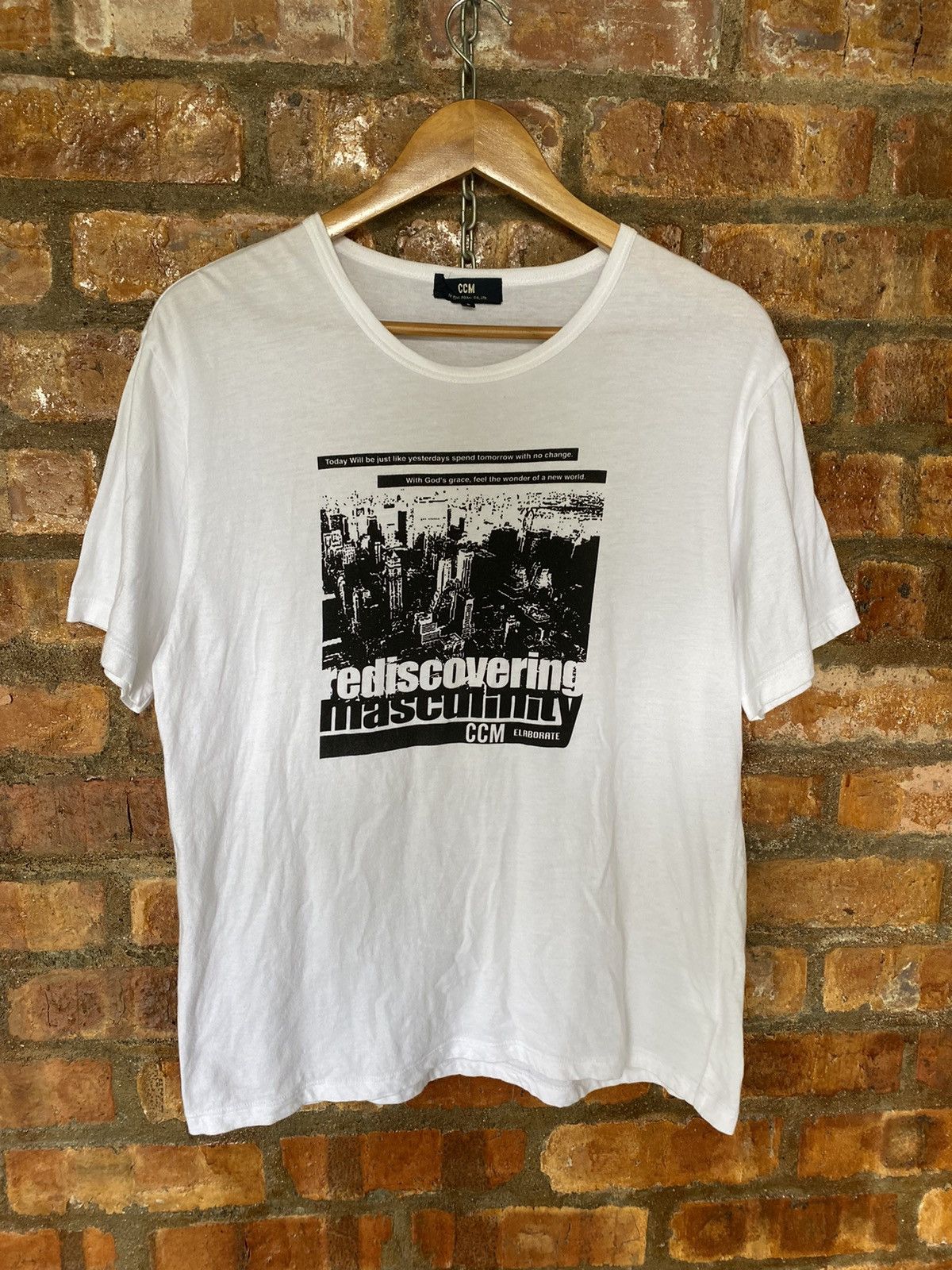 PPFM Vtg rediscovering masculinity poem tee Size US L / EU 52-54 / 3 - 2 Thumbnail