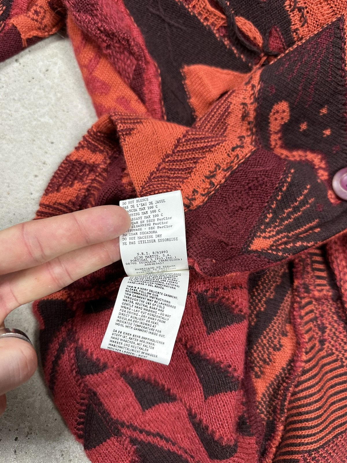 Coogi × Vintage Vintage Y2K Coogi Style Wool Viscose Knit Cardigan Sweater Size US XS / EU 42 / 0 - 12 Thumbnail