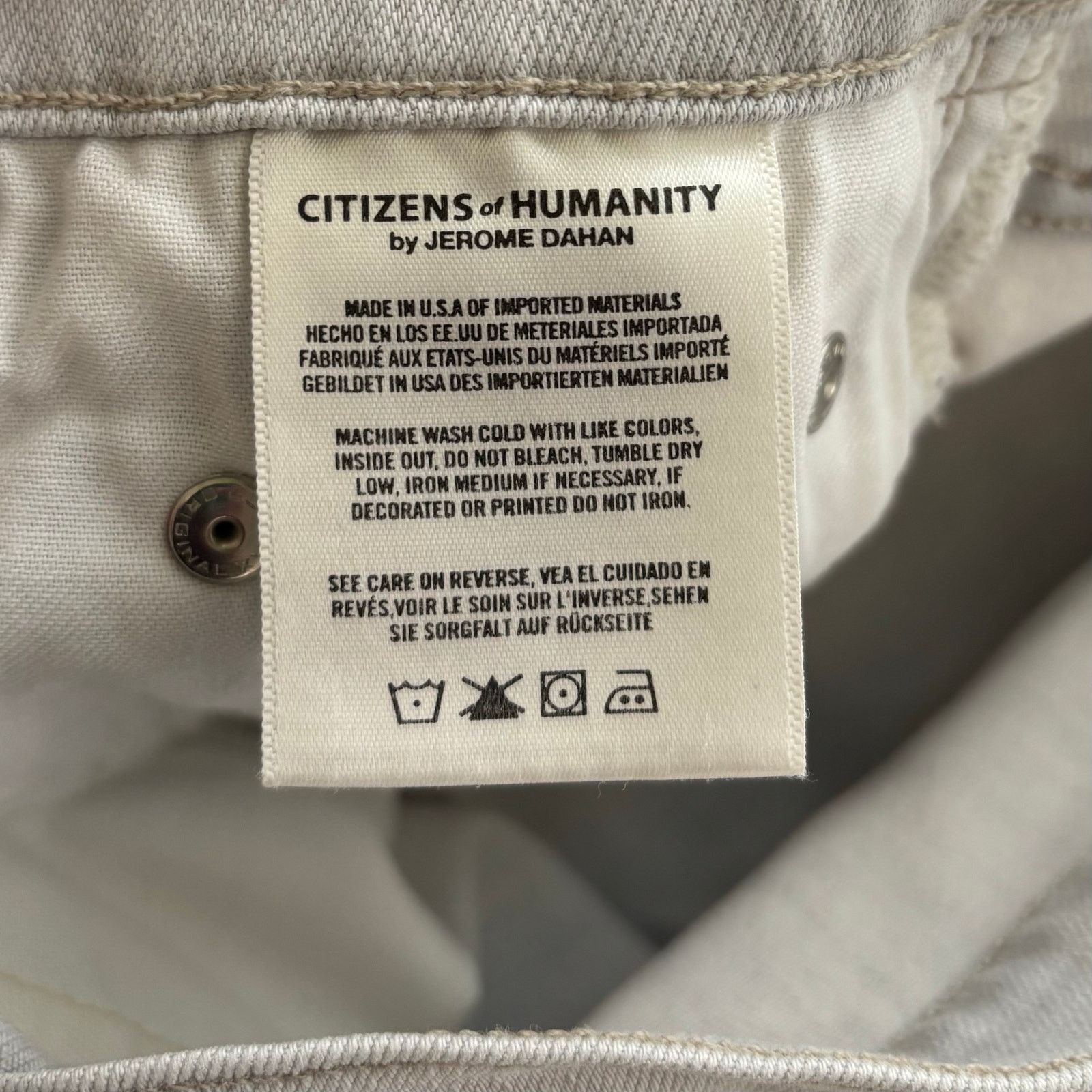 Citizens Of Humanity Citizens of Humanity Cara High-Rise Ankle Jeans Light Gray Size 30" / US 8 / IT 44 - 10 Thumbnail
