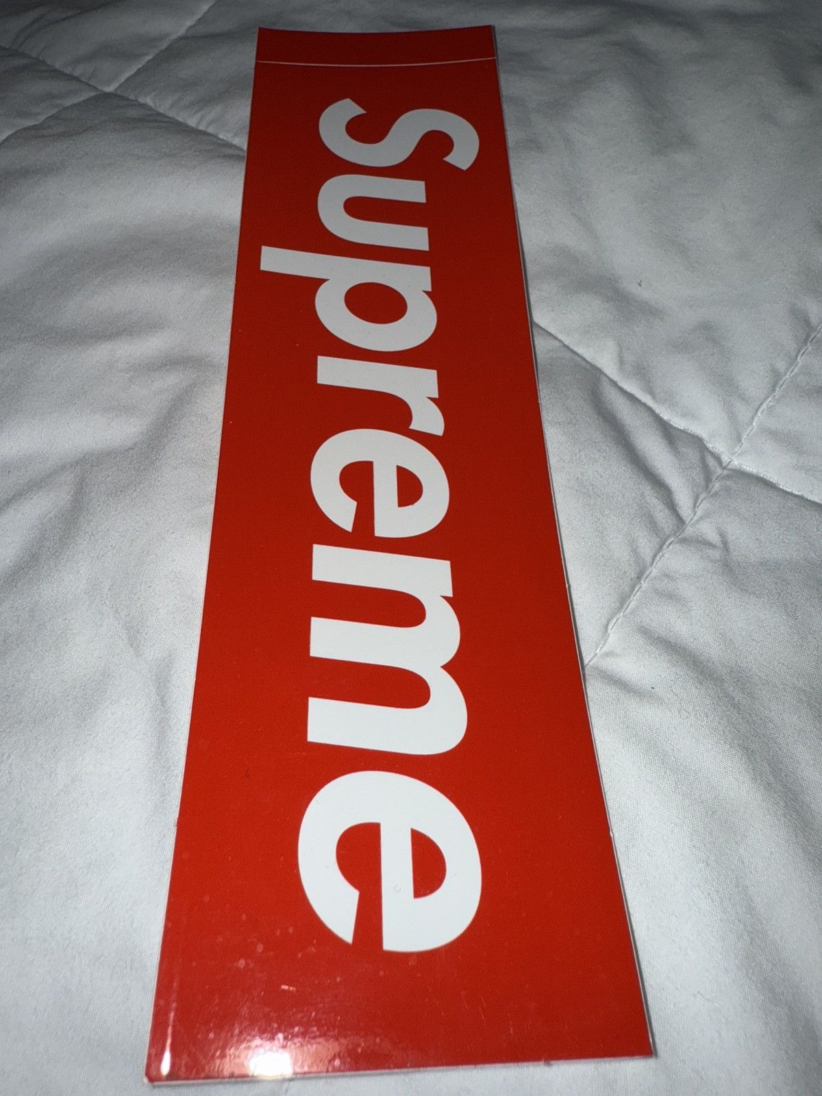 Supreme 5 total SUPREME Red Box Logo Bumper Stickers Decals 2.2x7.6” Size ONE SIZE - 9 Thumbnail