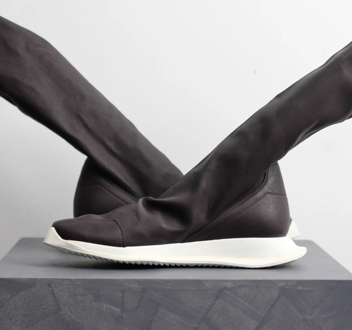 Rick Owens Rick Owens Mainline Leather Tank Boots Size US 7 / EU 40 - 5 Thumbnail