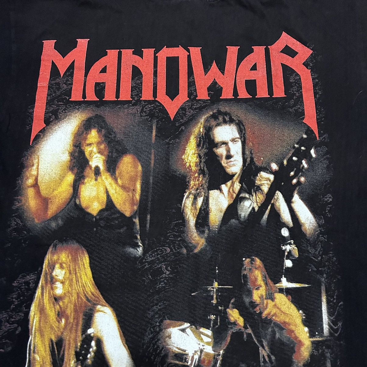 Hysteric Glamour Grail Vintage Manowar Tee ALL OVER PRINT SHIRT BIG LOGO TEE Size US XL / EU 56 / 4 - 6 Thumbnail