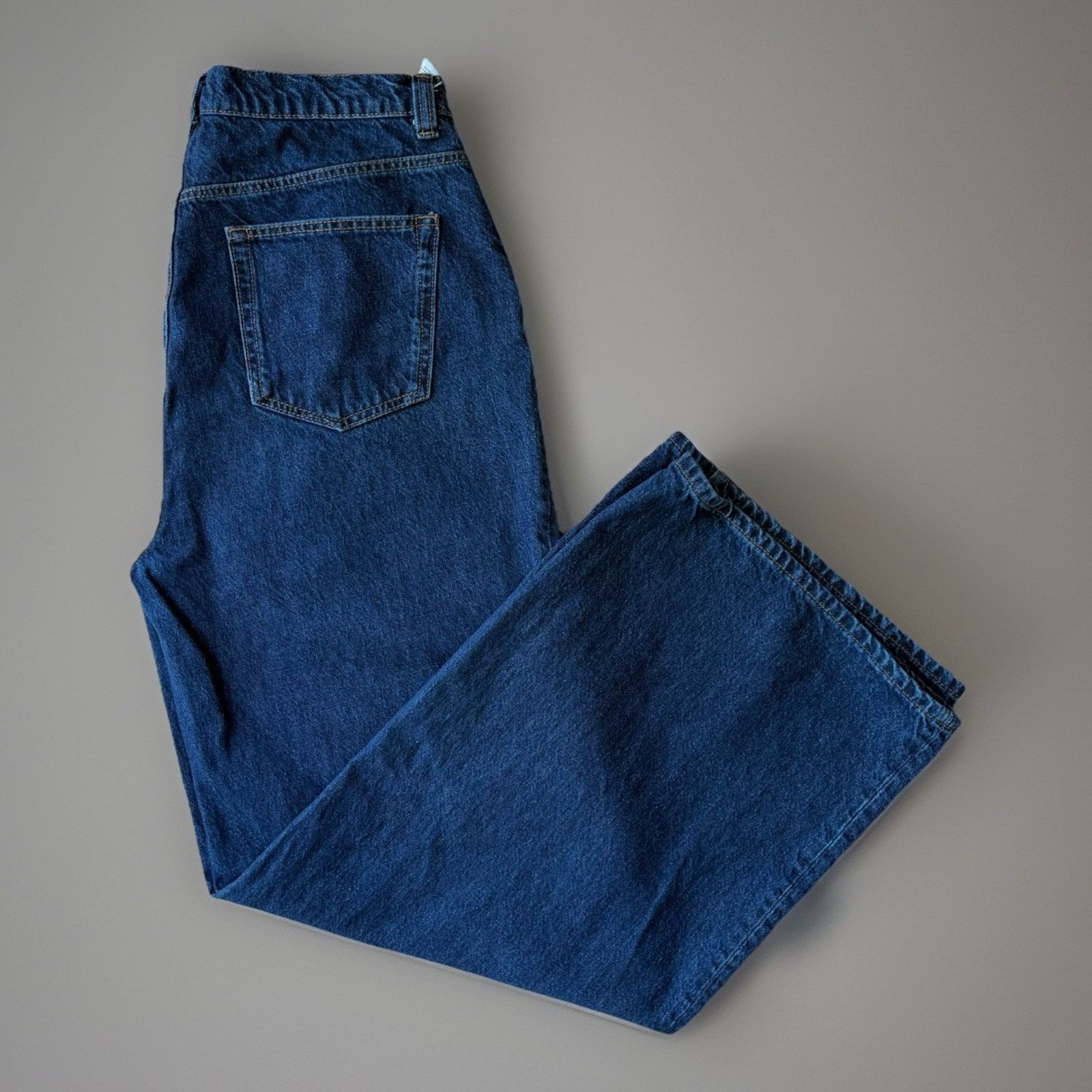 Reformation Reformation Miami Pleated Trouser Jeans Women's 31 Dark Wash Size 31" - 1 Thumbnail