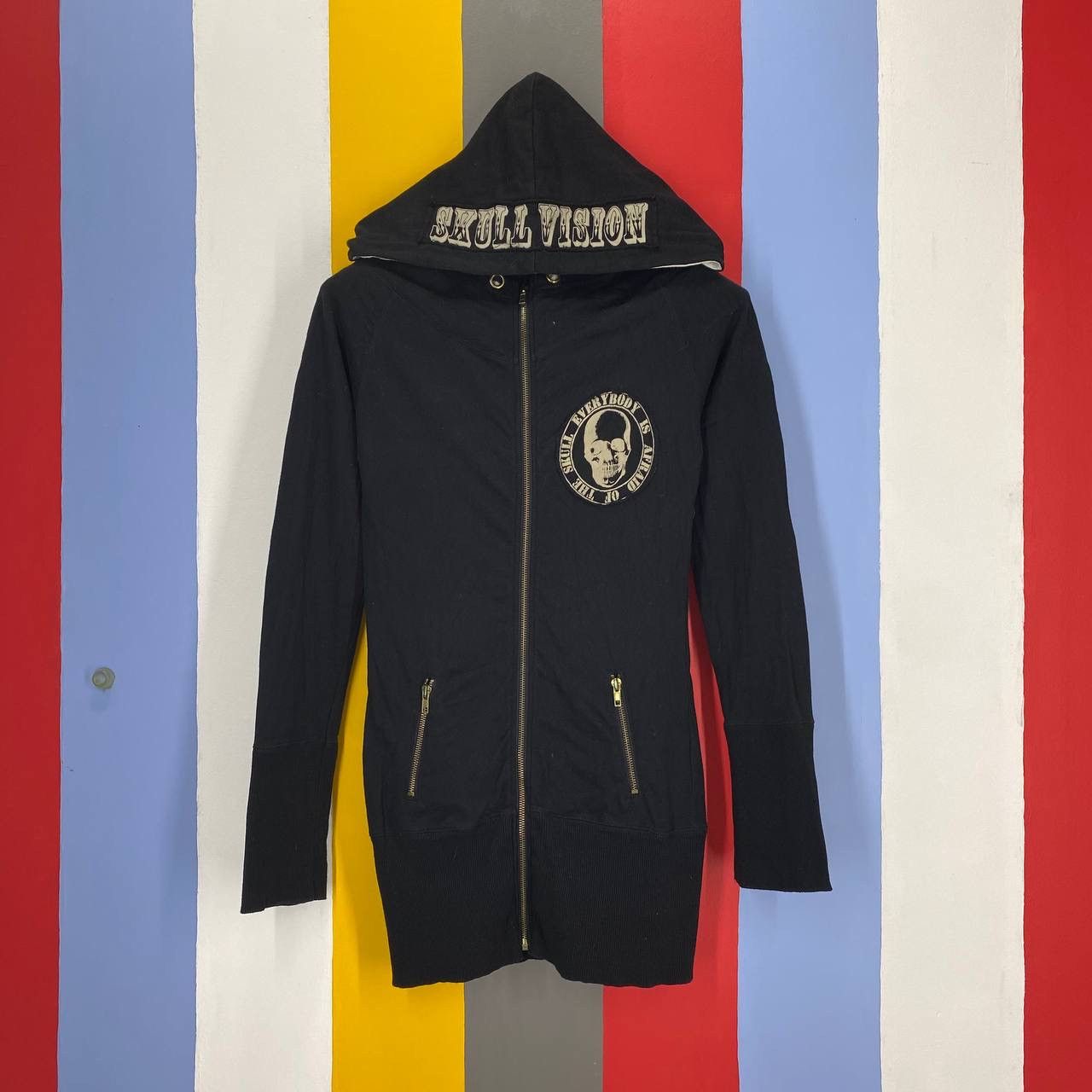 If Six Was Nine D.I.A. SKULL VISION Rare Design Punk Hoodie #2176/20 Size US S / EU 44-46 / 1 - 3 Thumbnail