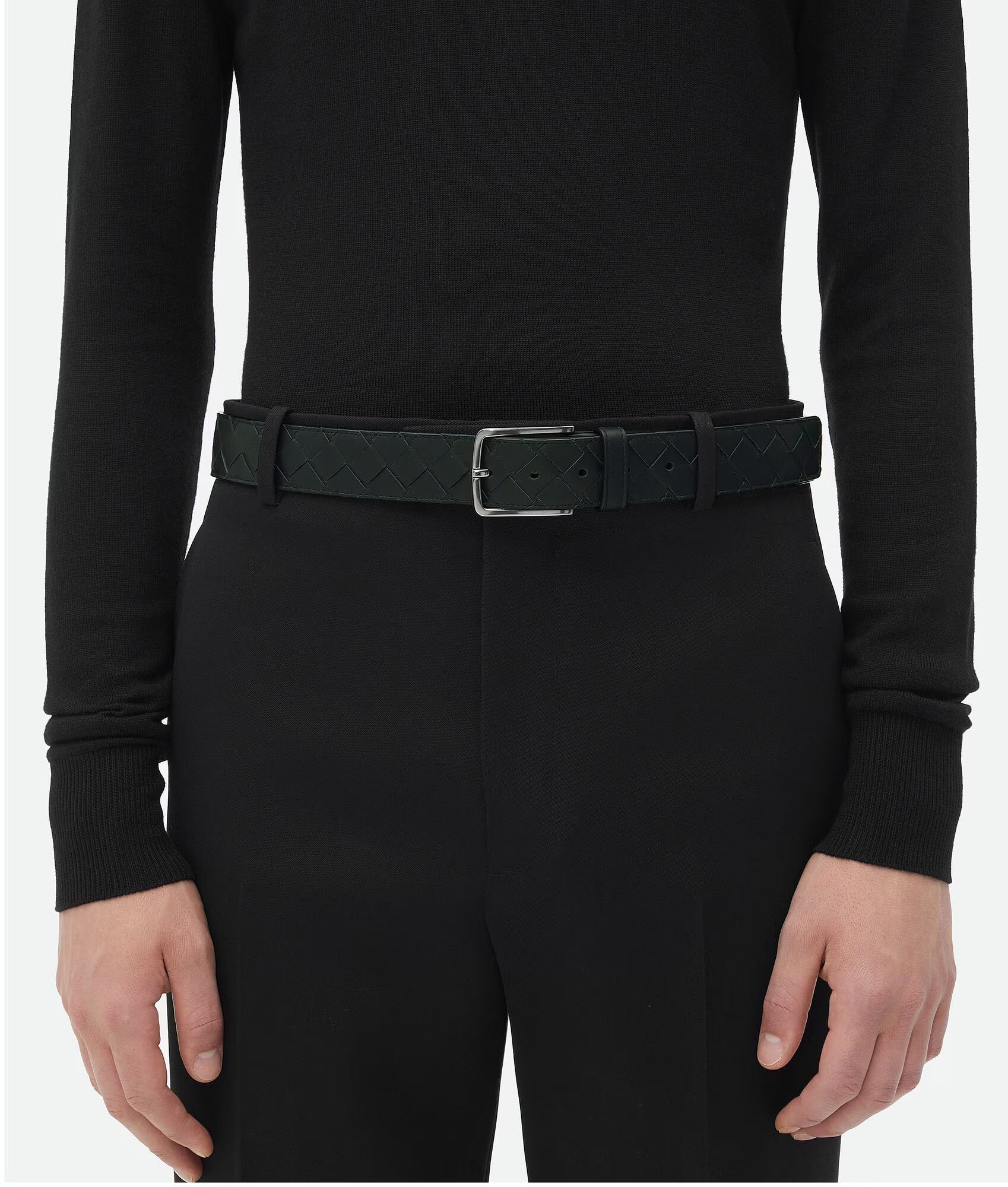 Bottega Veneta o1bcso1str0824 Size : 110 / Extra Long Intrecciato Belt Size 42 - 2 Thumbnail