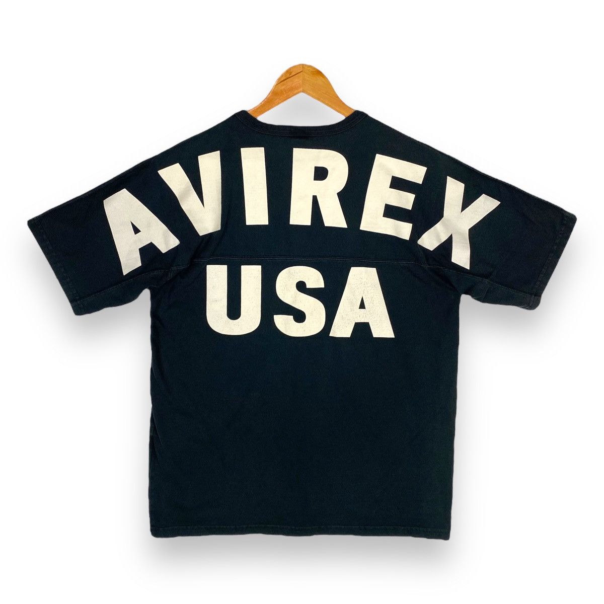 Avirex × Vintage VINTAGE AVIREX USA BIG SPELLOUT TEE Size US M / EU 48-50 / 2 - 1 Thumbnail