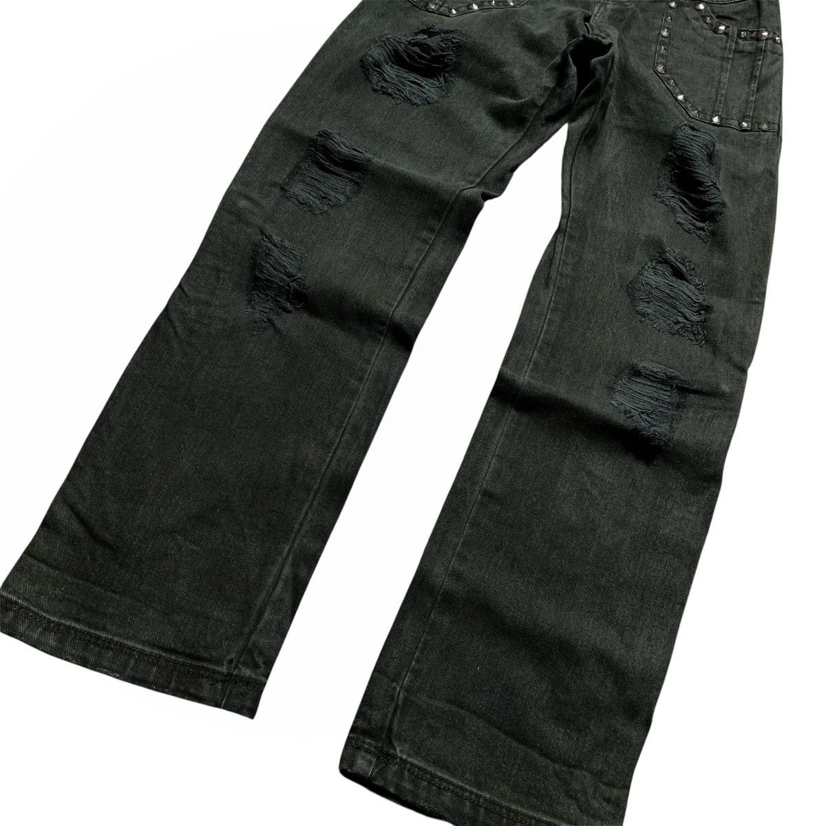 Japanese Brand Algonquins Scrunch Pants Distressed Print On The Butt Size US 30 / EU 46 - 7 Thumbnail